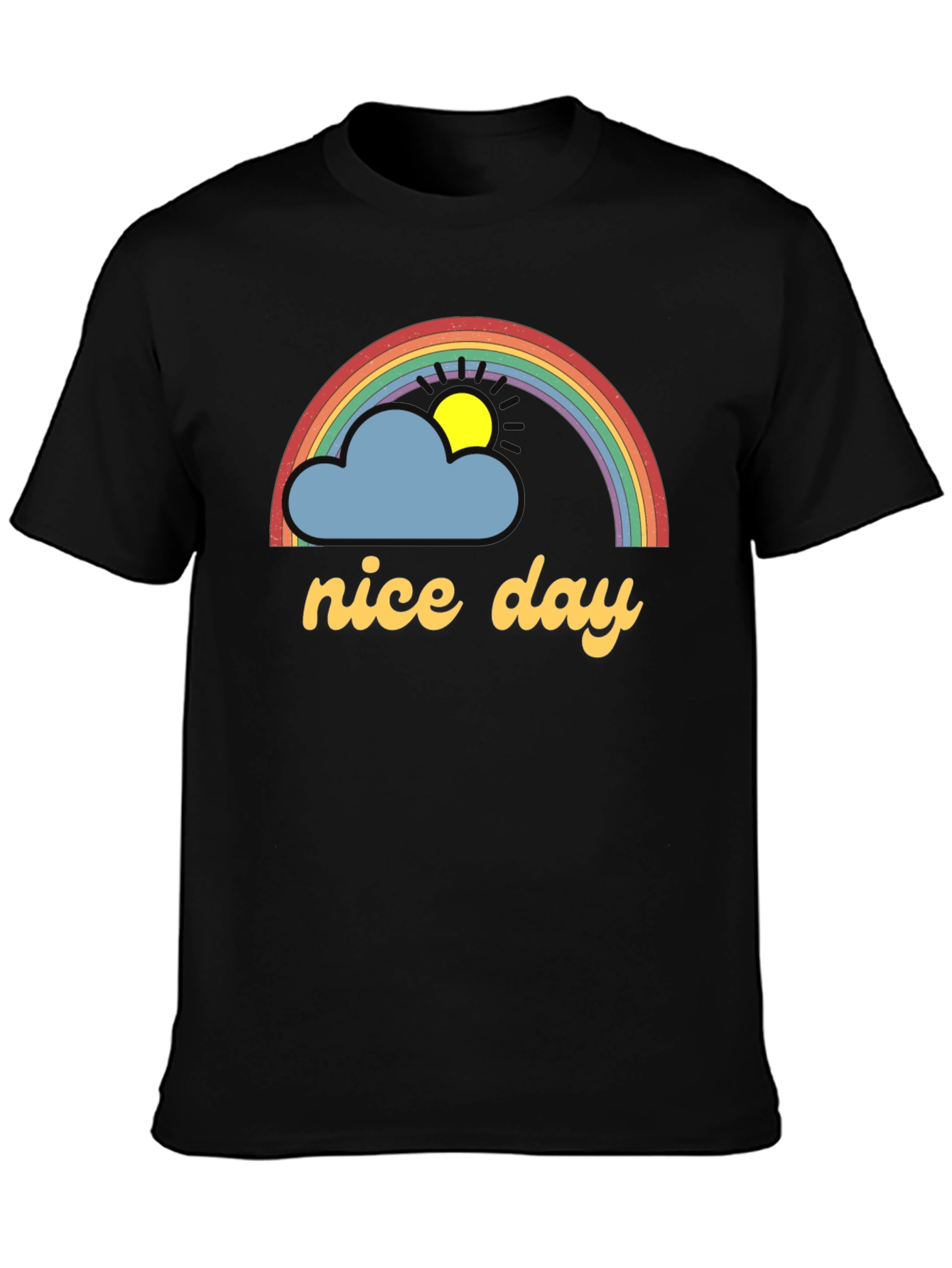 Nice Day Rainbow Cloud T-Shirt