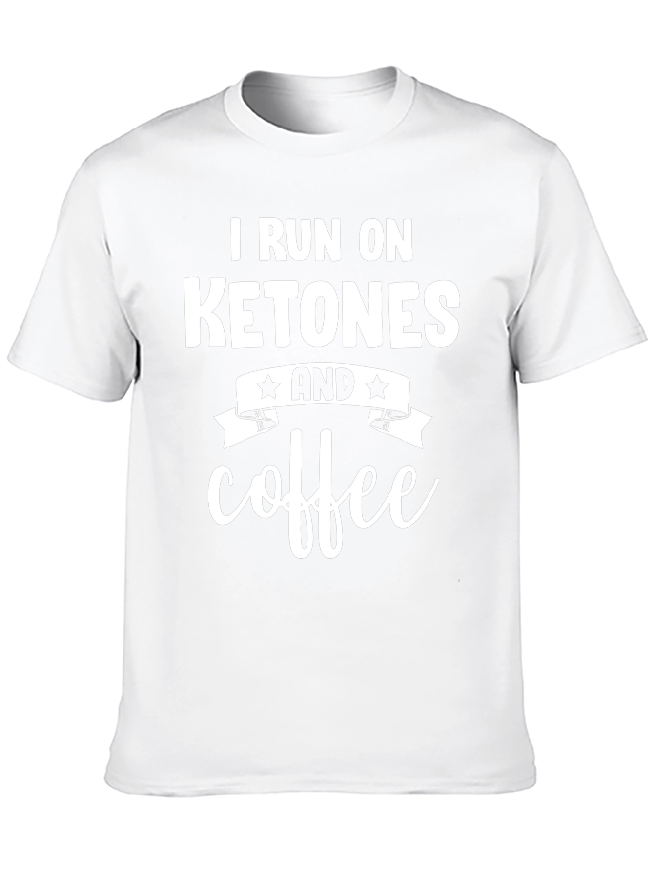 I Run On Ketones and Coffee Black T-Shirt