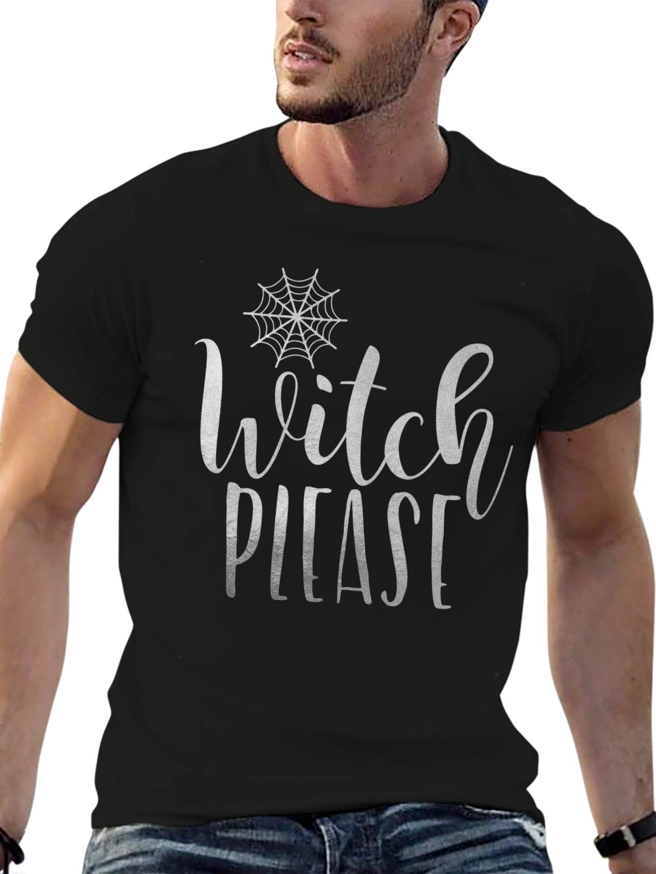 Witch Please Halloween T-Shirt Funny Spooky Season Tee