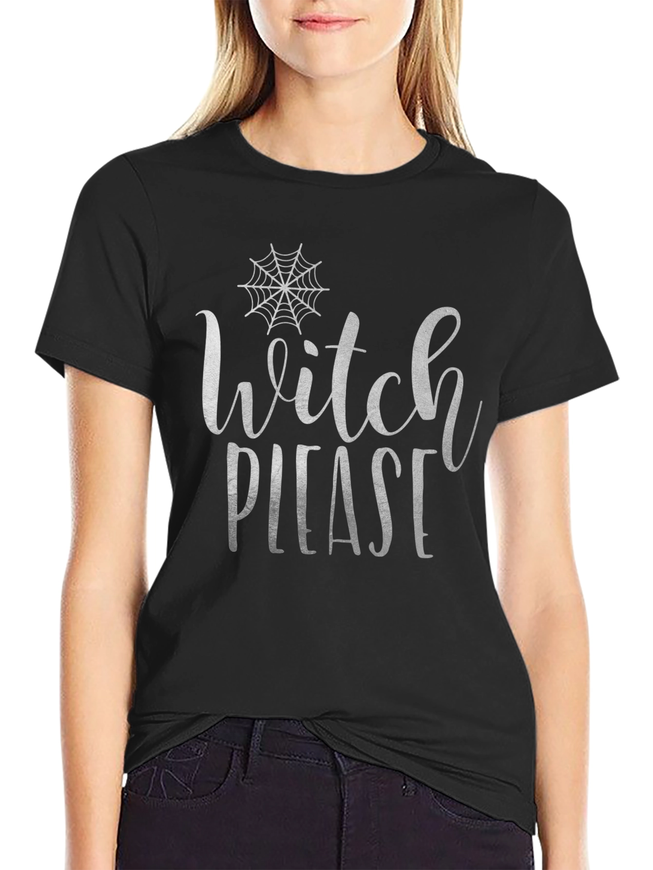 Witch Please Halloween T-Shirt Funny Spooky Season Tee