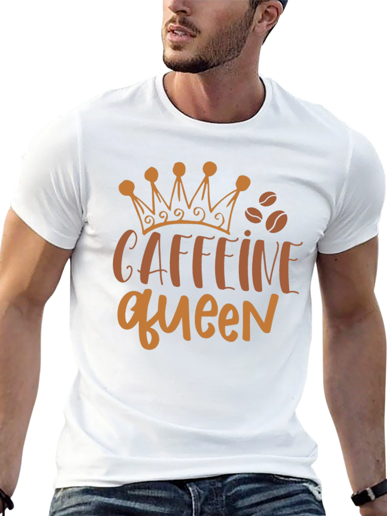Caffeine Queen Black Graphic Tee