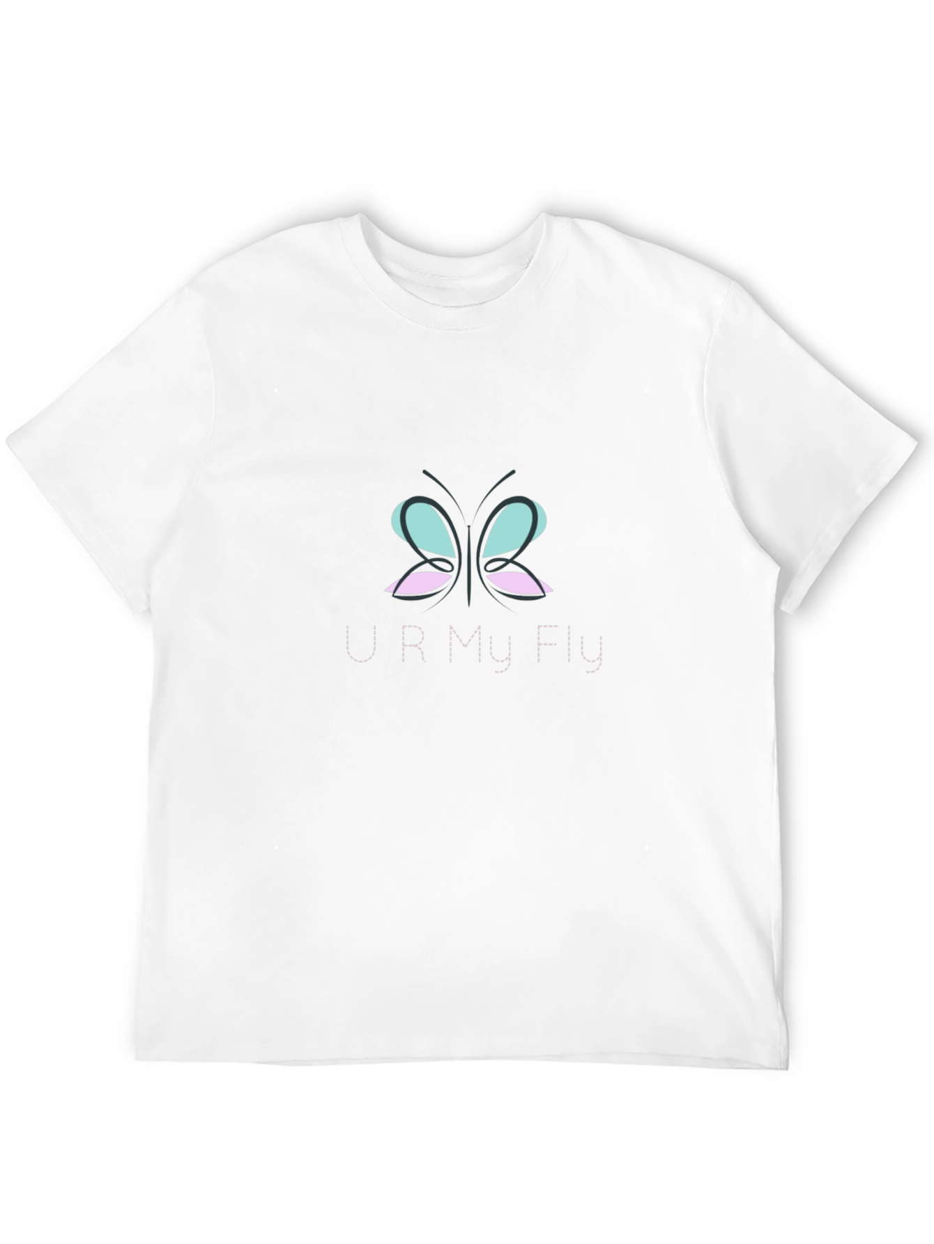 U R My Fly Graphic Tee - Black