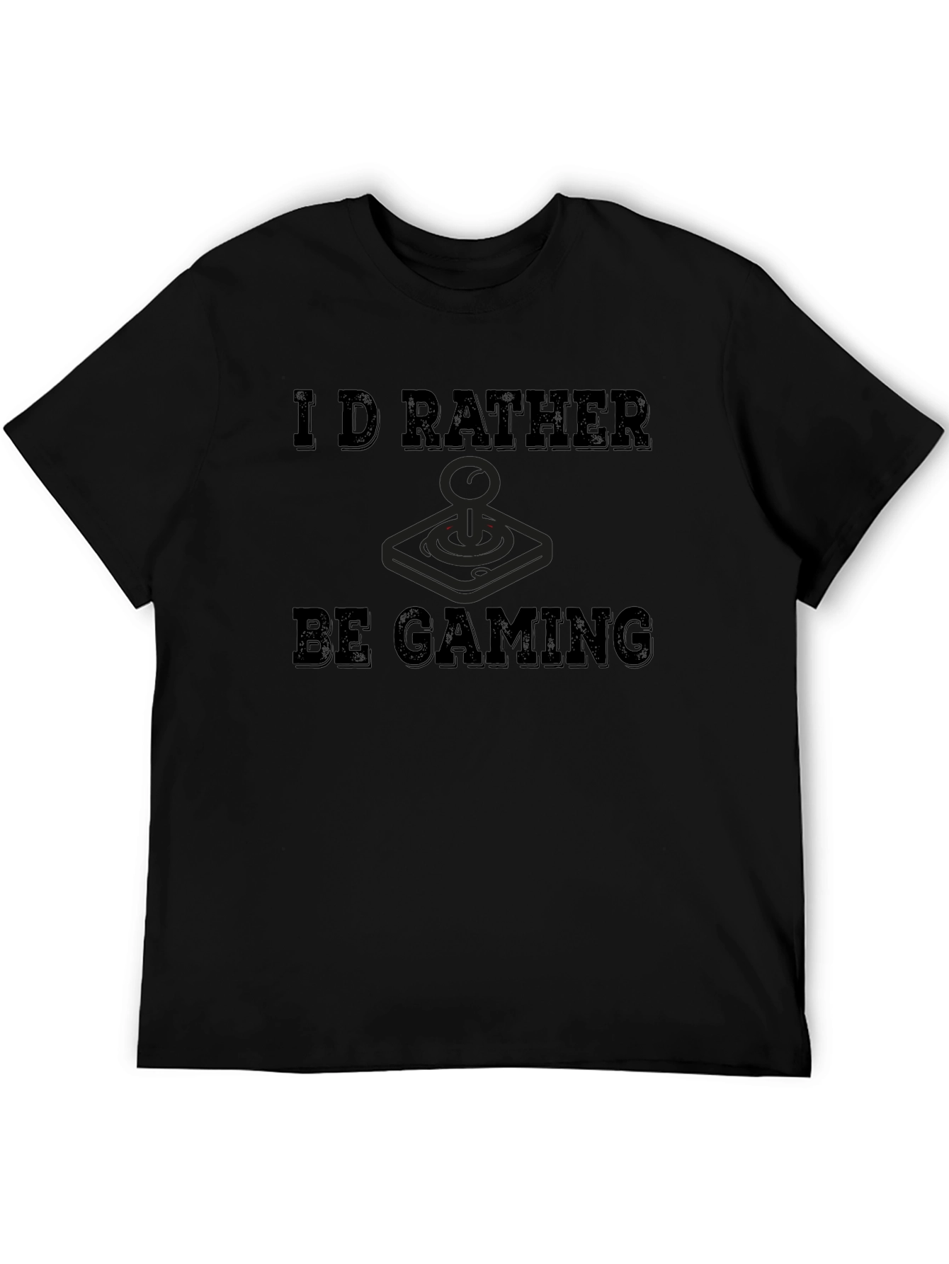 Id Rather Be Gaming T-Shirt - Black