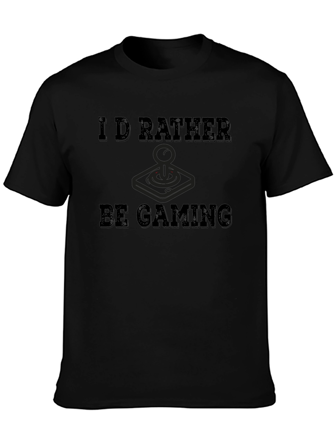 Id Rather Be Gaming T-Shirt - Black