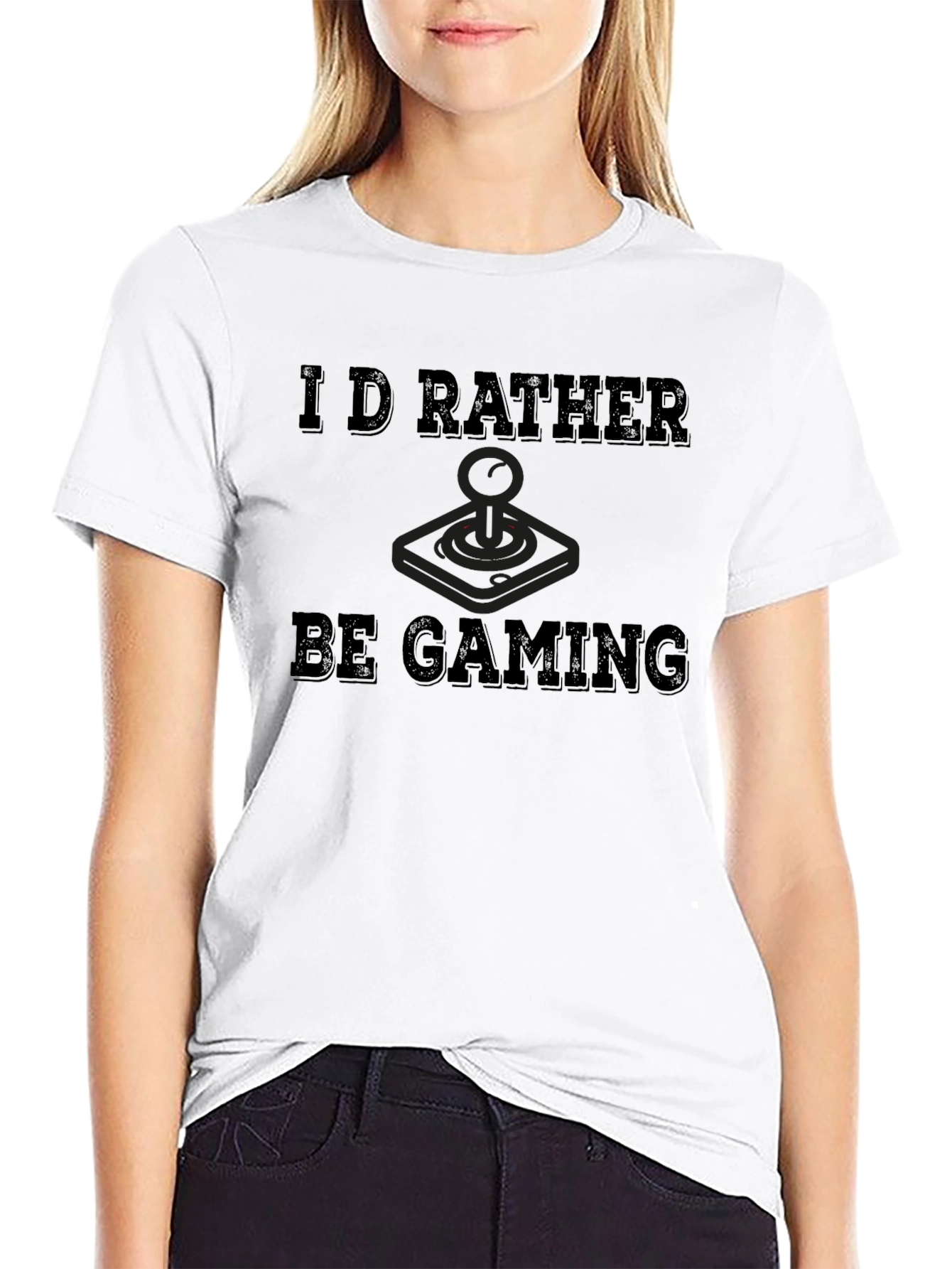 Id Rather Be Gaming T-Shirt - Black