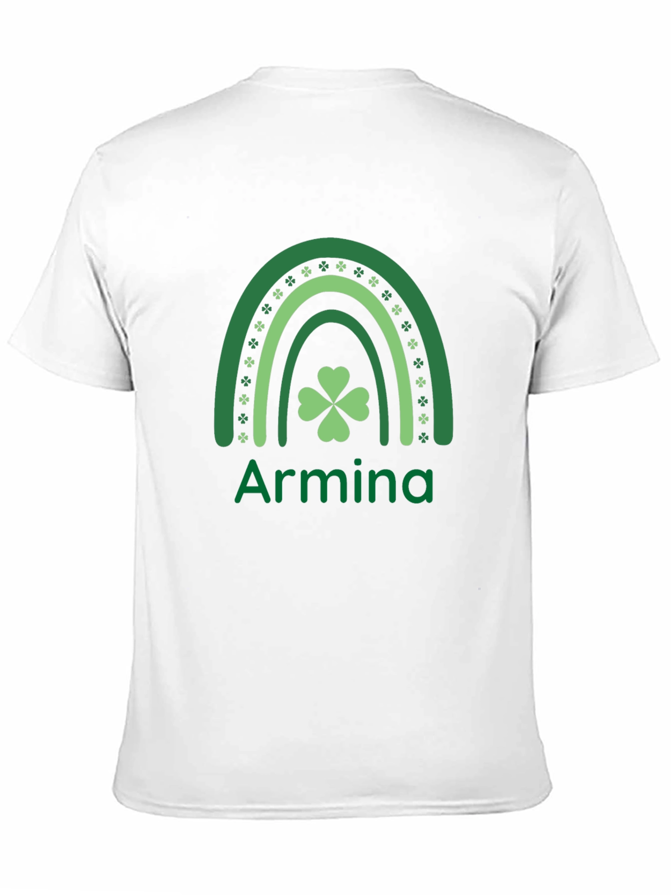 Armina St. Patricks Day Rainbow Clover T-Shirt