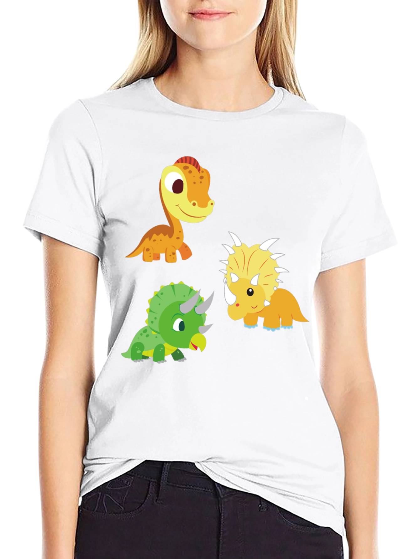 Cute Cartoon Dinosaur T-Shirt