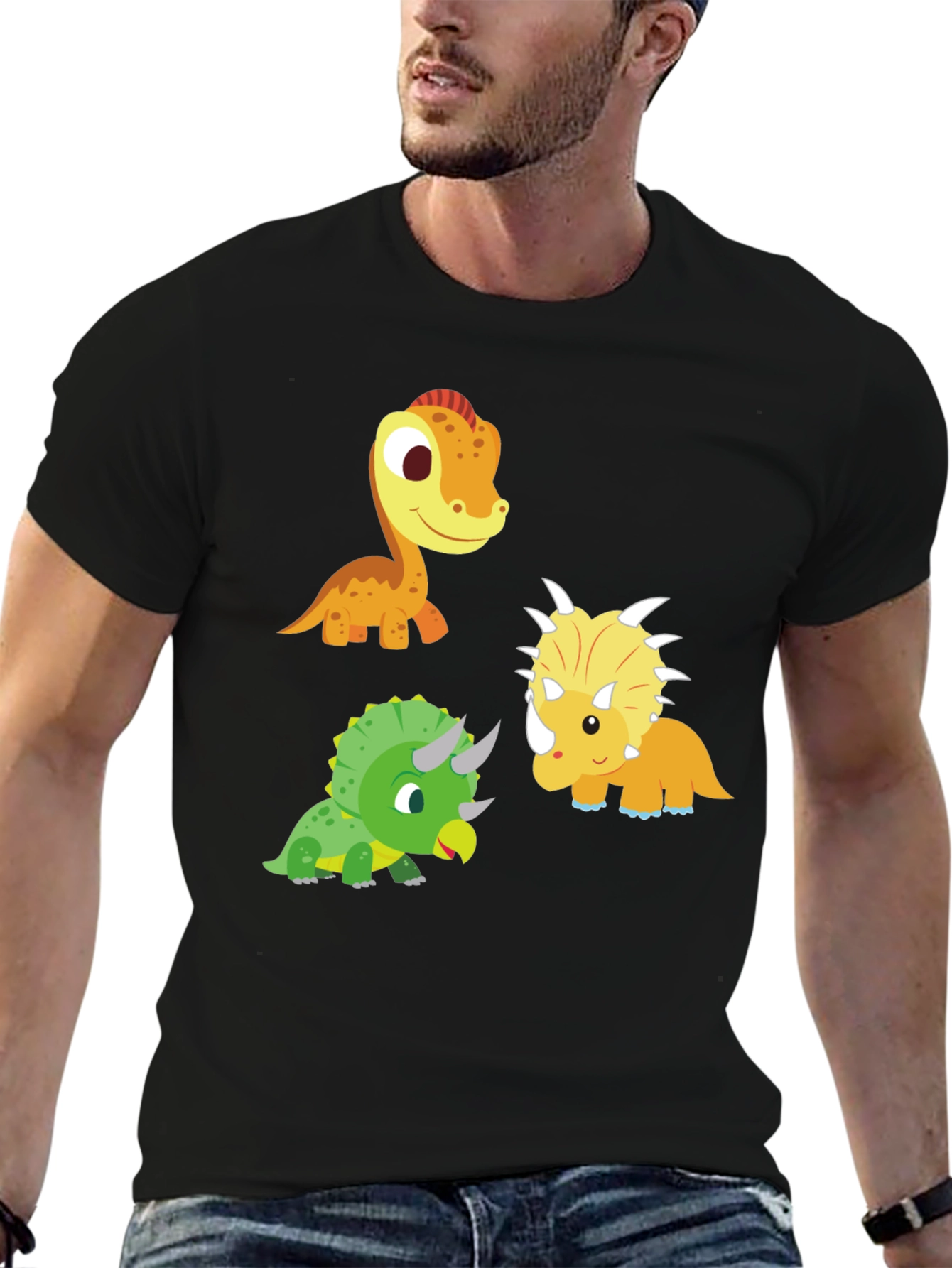 Cute Cartoon Dinosaur T-Shirt
