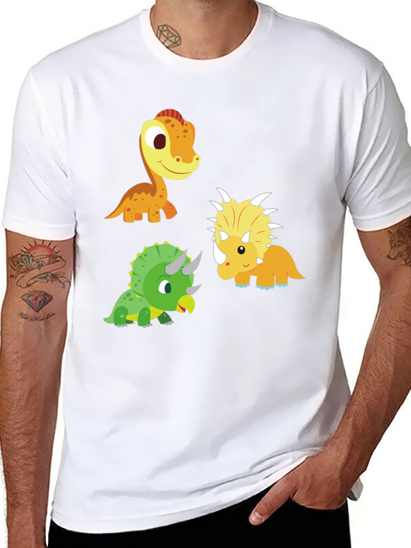 Cute Cartoon Dinosaur T-Shirt