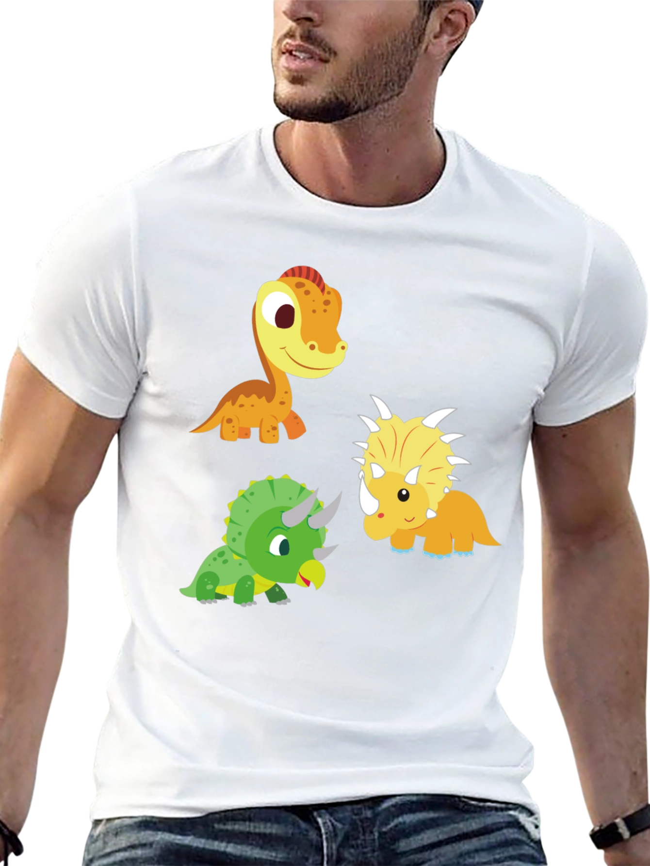 Cute Cartoon Dinosaur T-Shirt