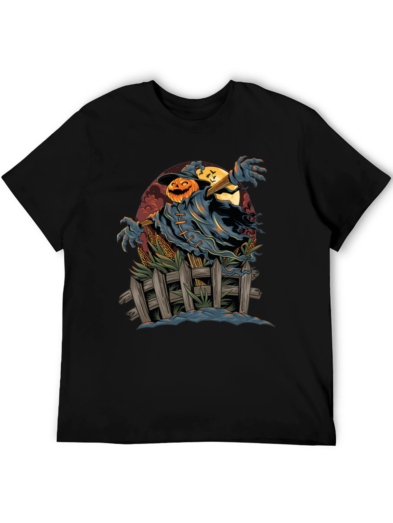 Scary Halloween Scarecrow T-Shirt