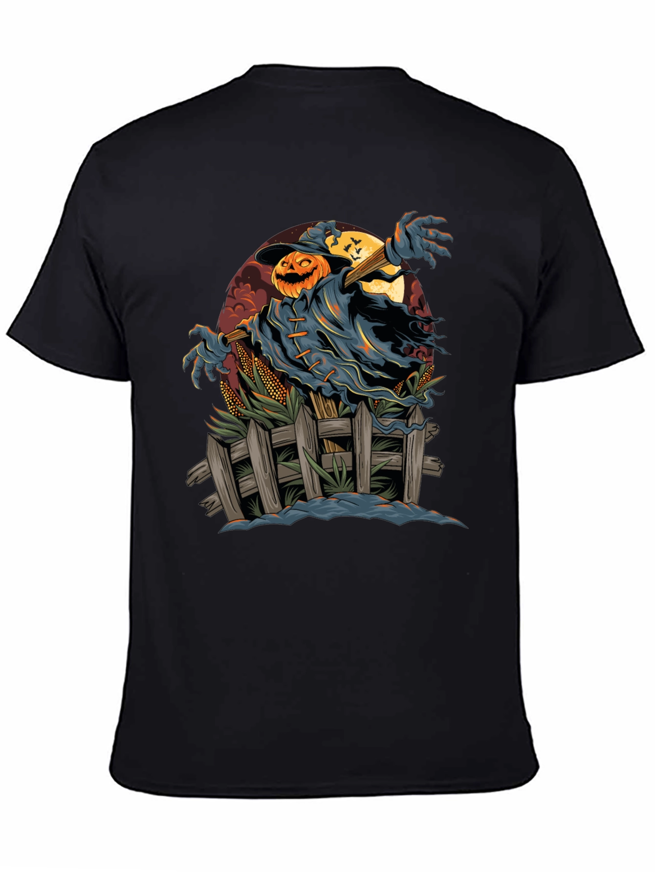 Scary Halloween Scarecrow T-Shirt
