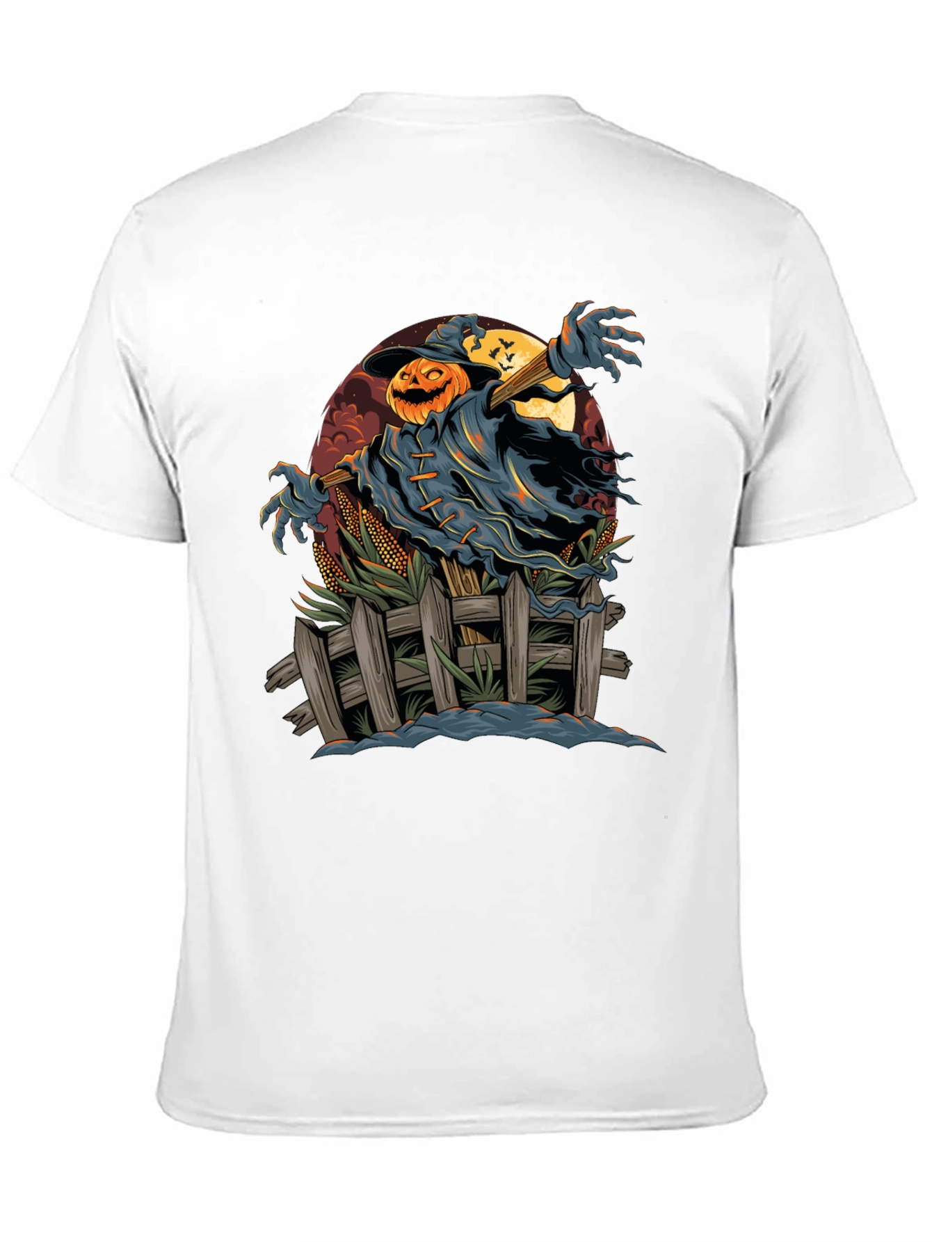 Scary Halloween Scarecrow T-Shirt