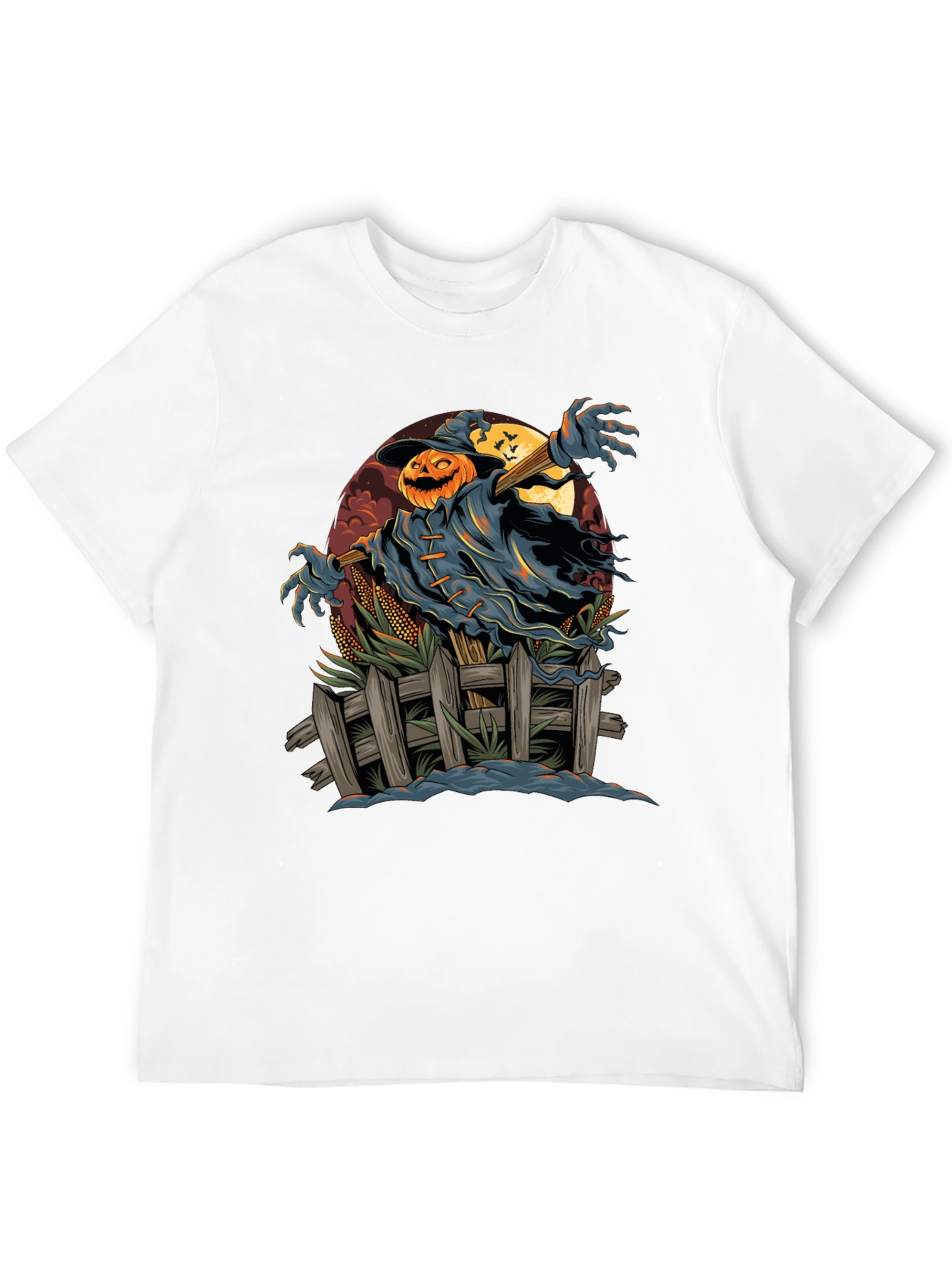 Scary Halloween Scarecrow T-Shirt
