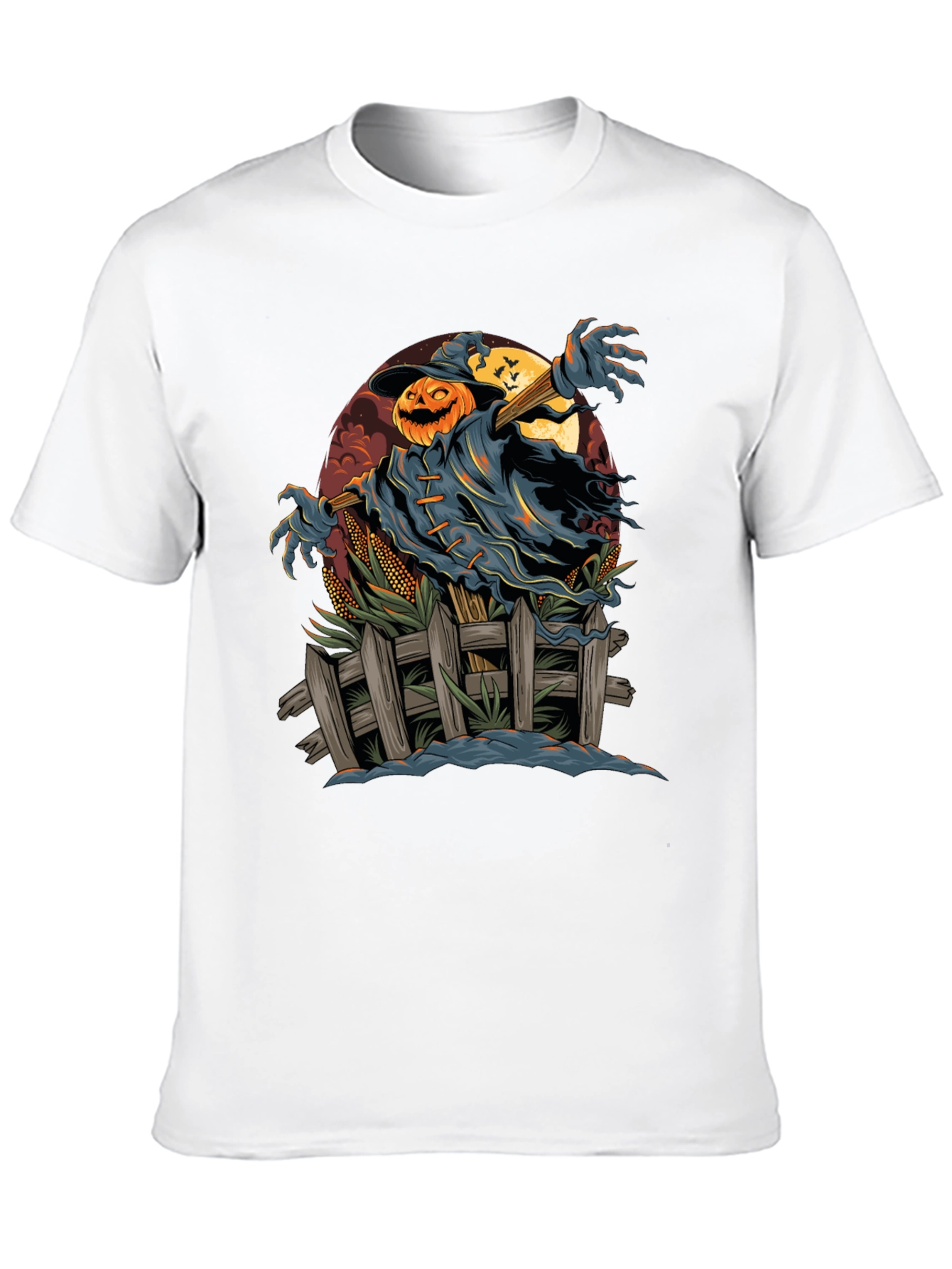 Scary Halloween Scarecrow T-Shirt