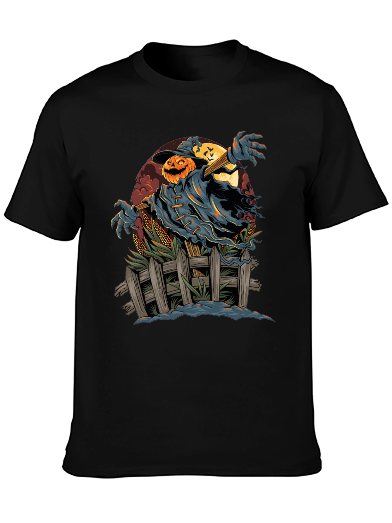 Scary Halloween Scarecrow T-Shirt