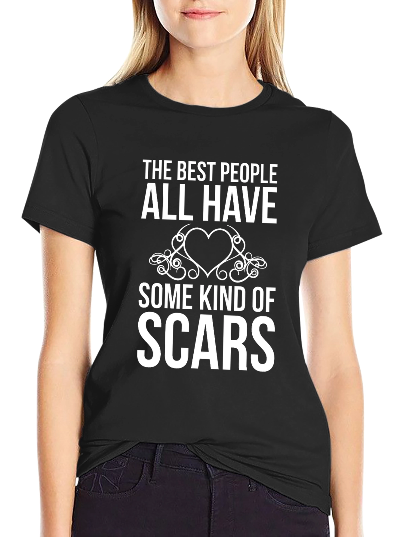 The Best People Have Scars Graphic Tee