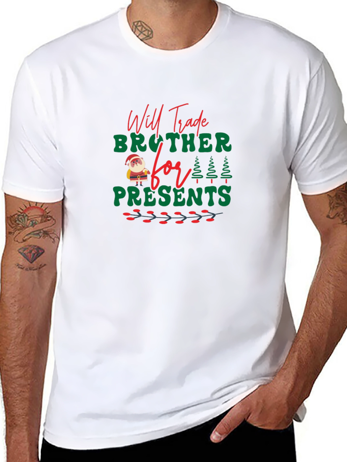Trade Brother For Presents Christmas T-Shirt