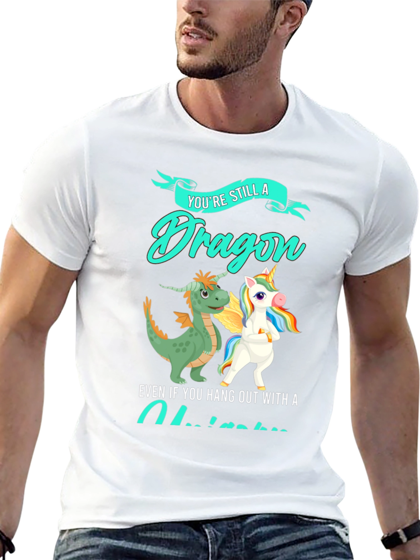 Dragon & Unicorn Graphic Tee