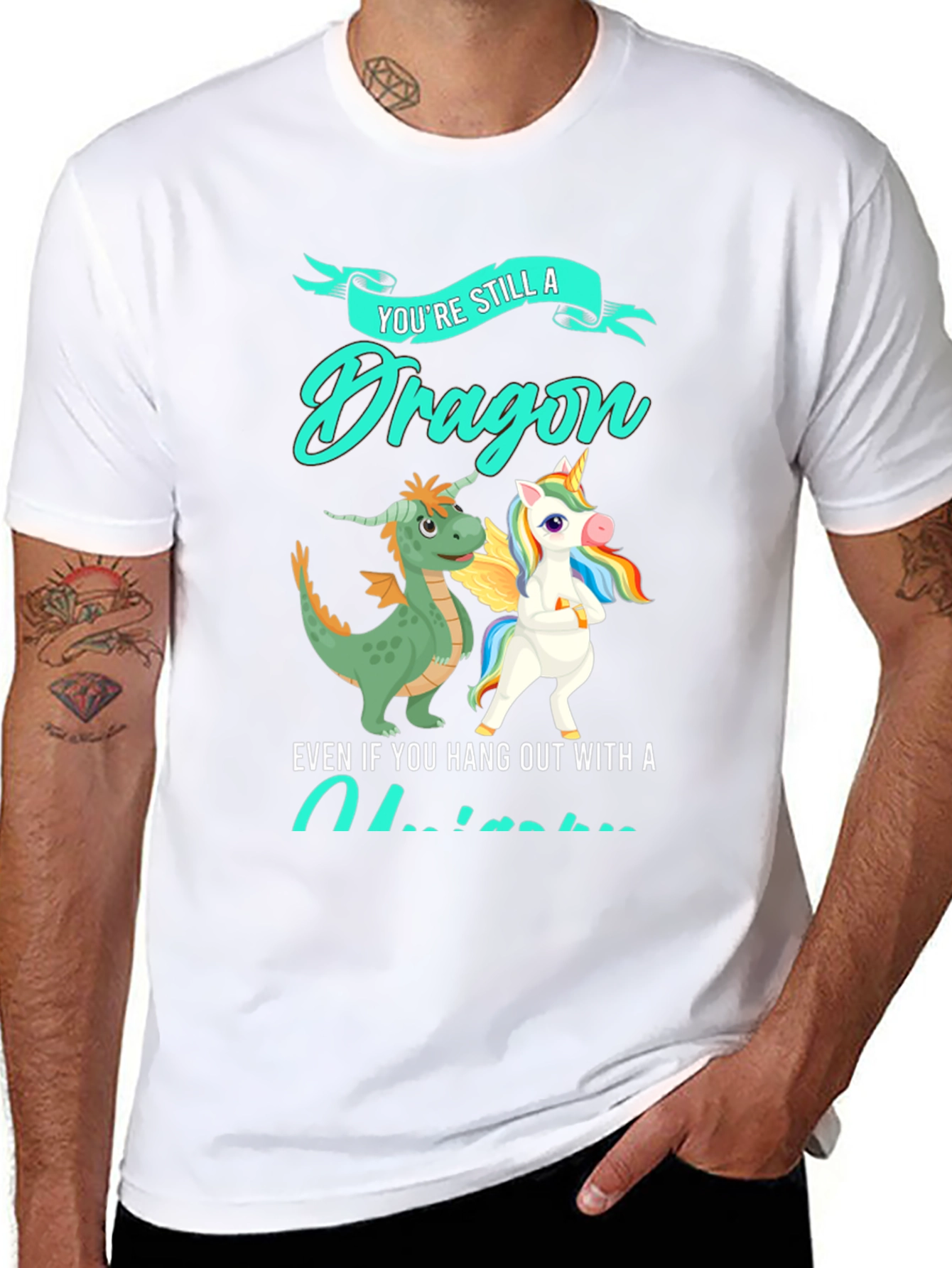 Dragon & Unicorn Graphic Tee