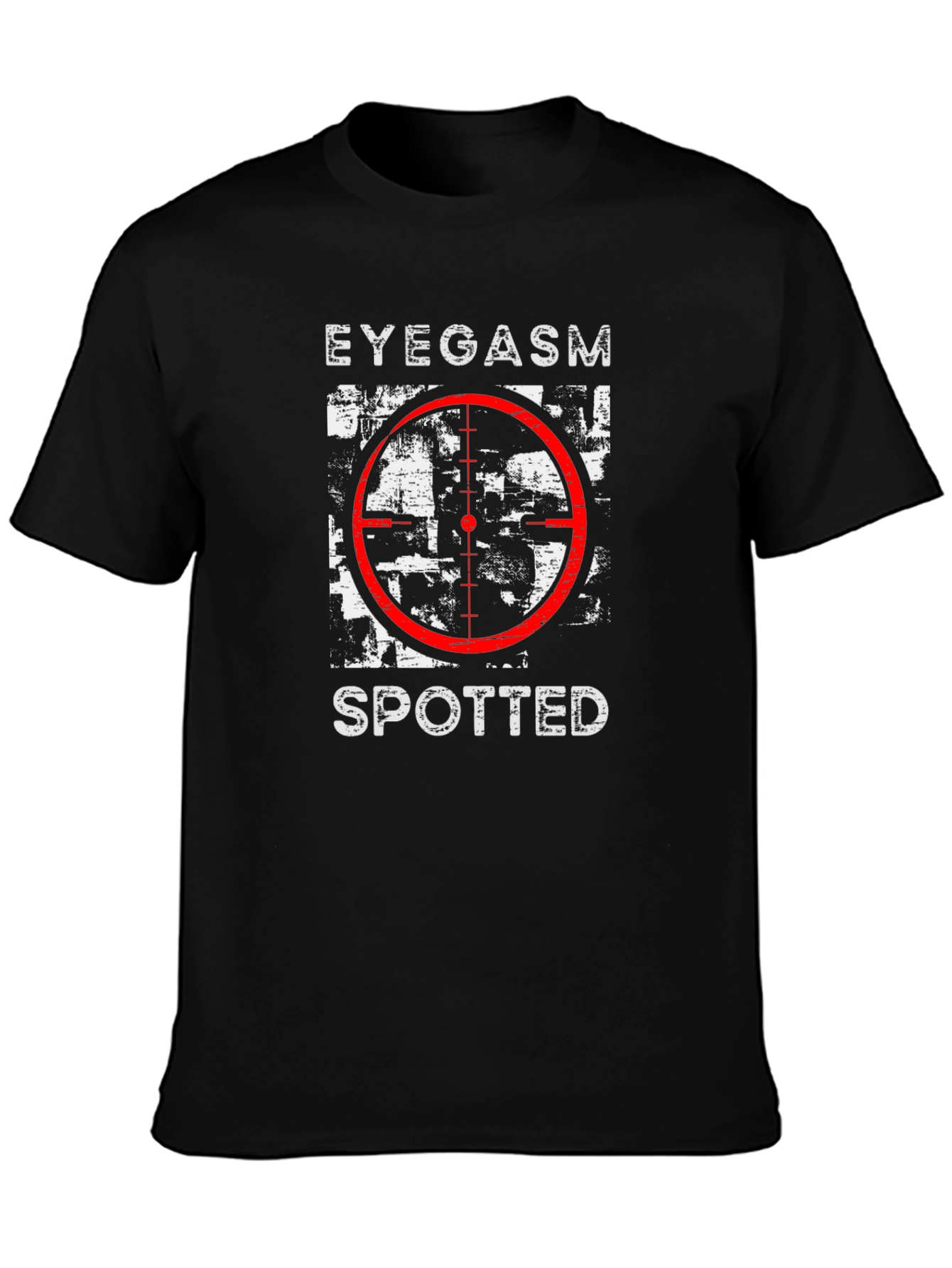 Eyegasm Spotted Graphic Tee - Mens Black T-Shirt
