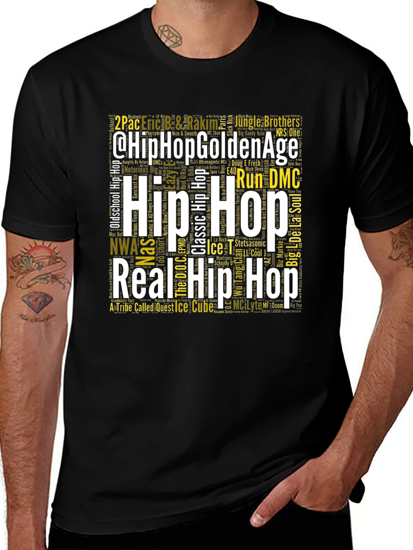 Hip Hop Golden Age Graphic T-Shirt