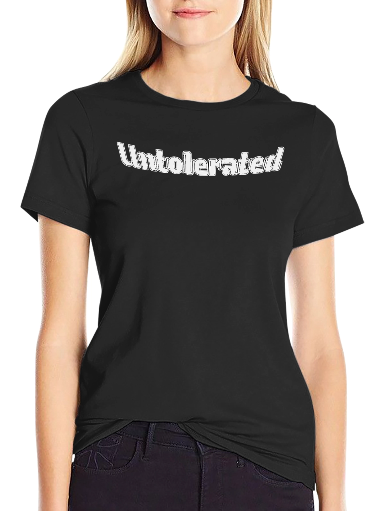 Untolerated Graphic T-Shirt - Black