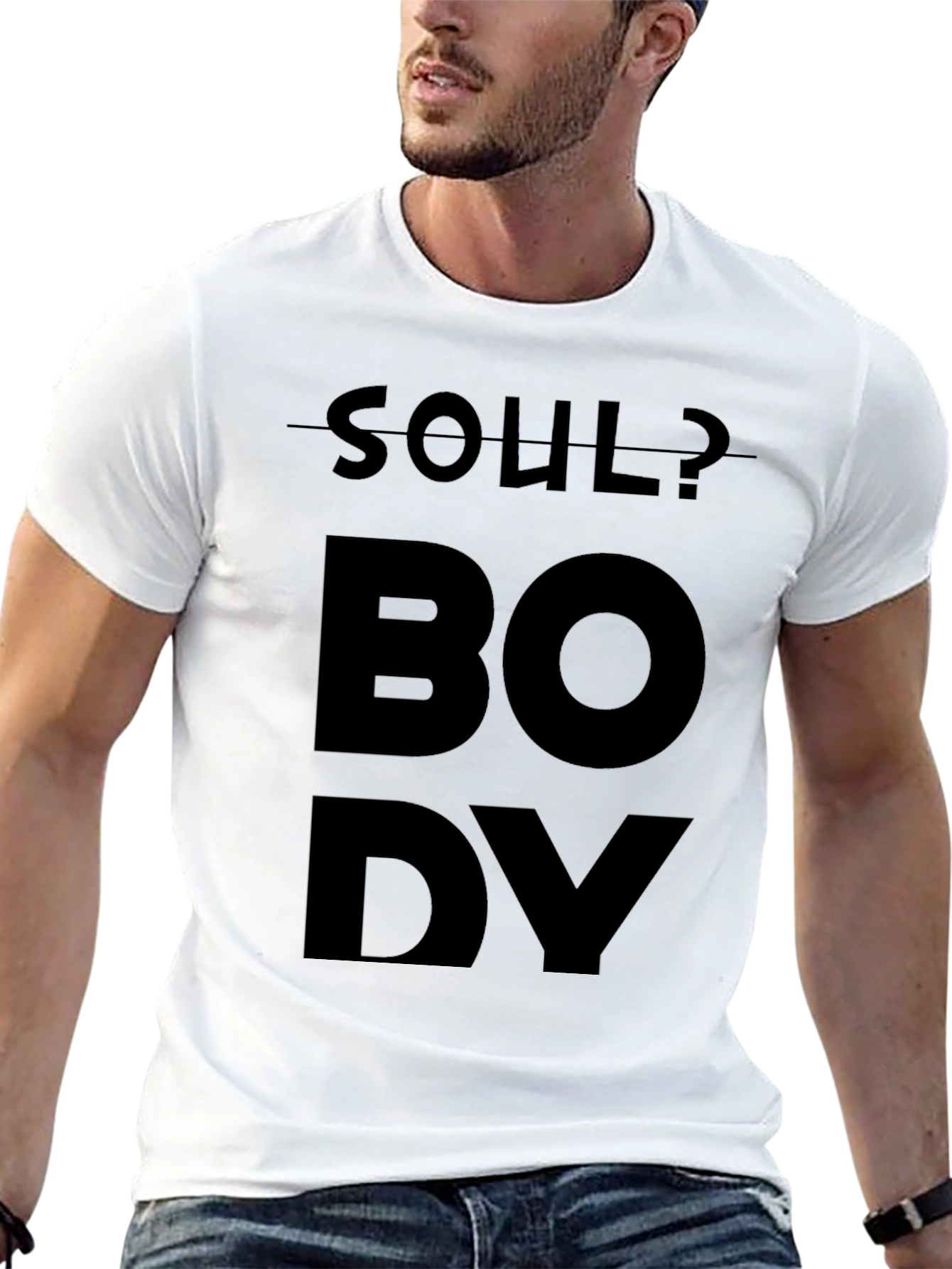 Soul or Body Black Graphic Tee