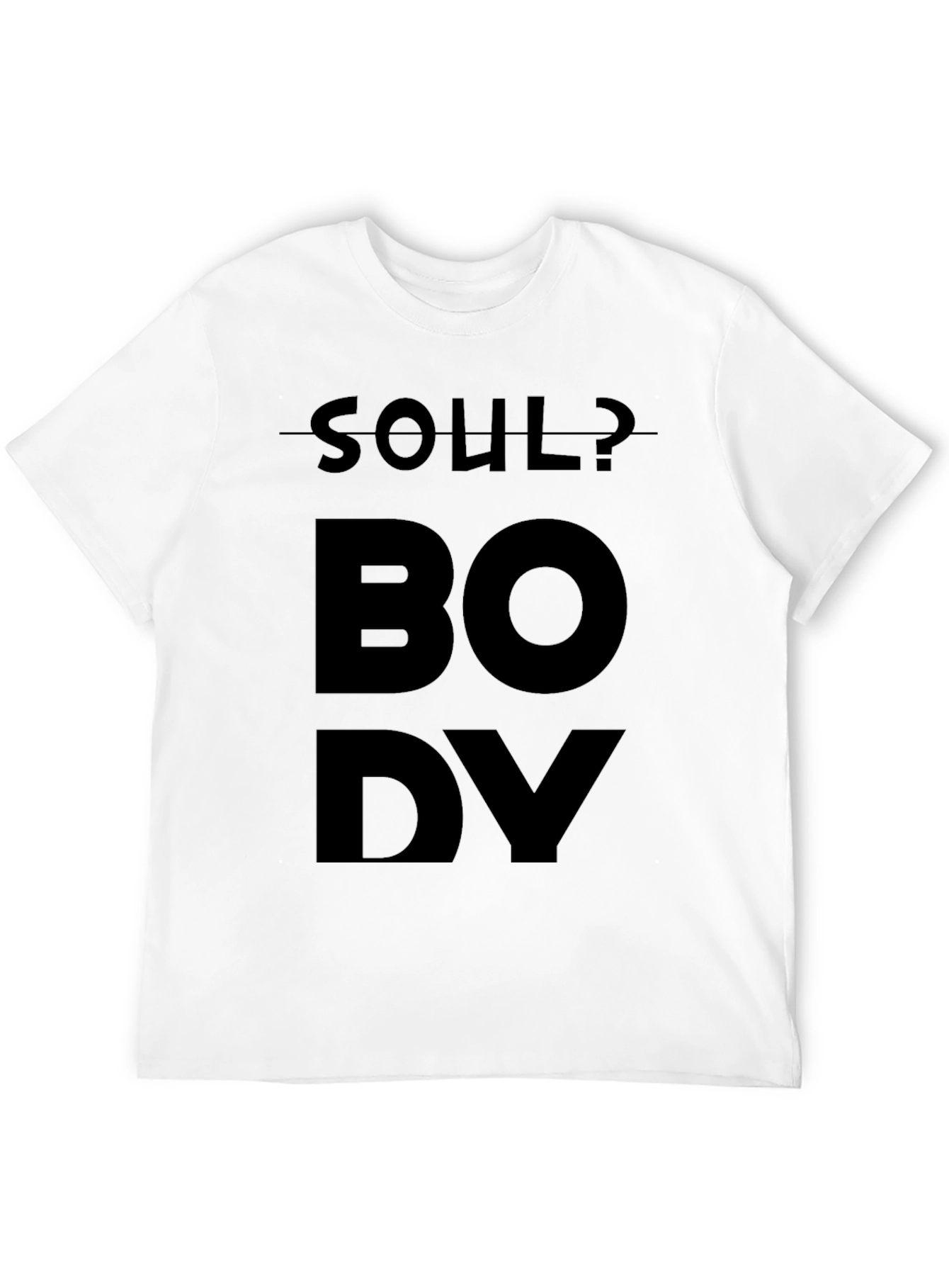 Soul or Body Black Graphic Tee