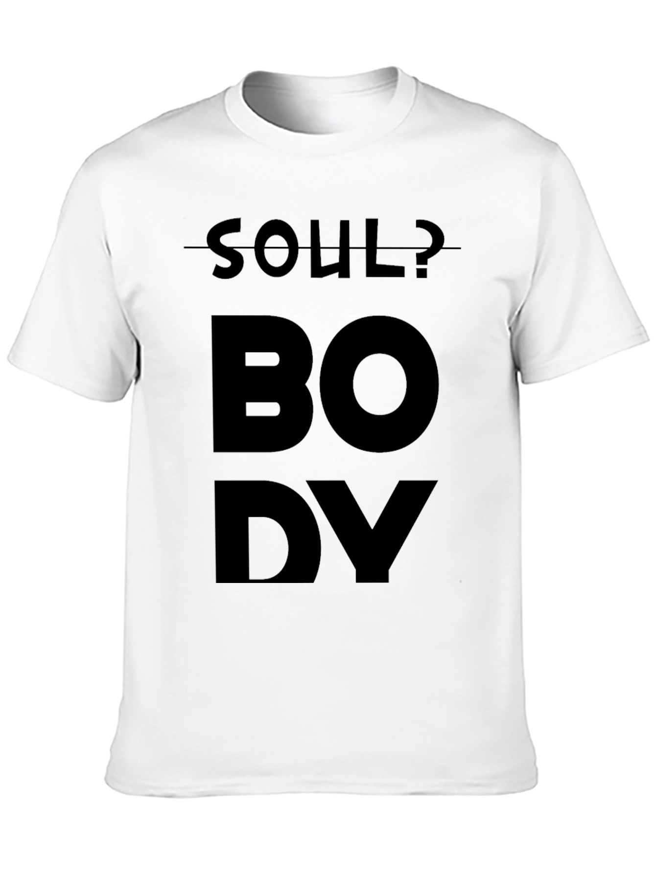 Soul or Body Black Graphic Tee