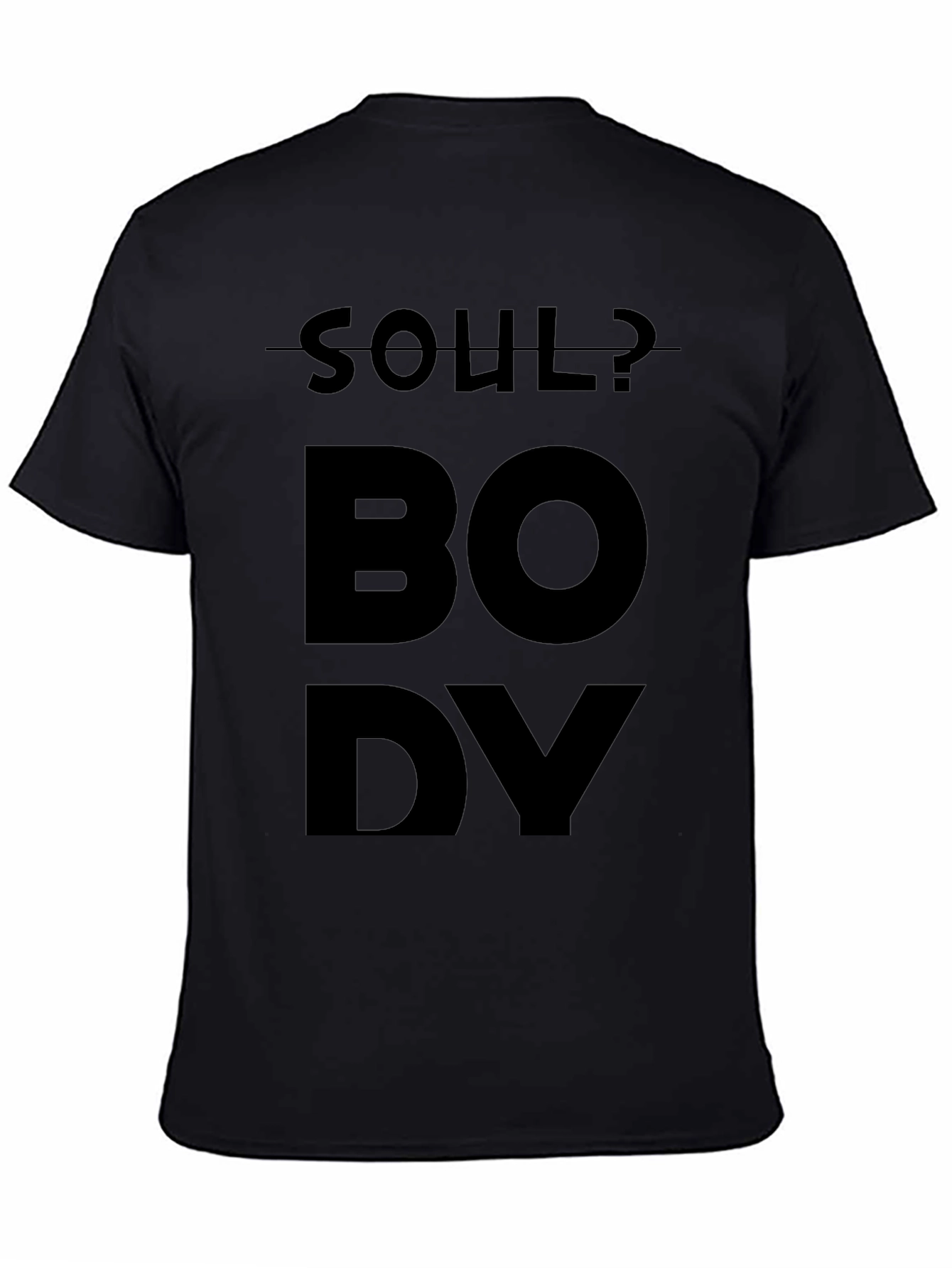 Soul or Body Black Graphic Tee