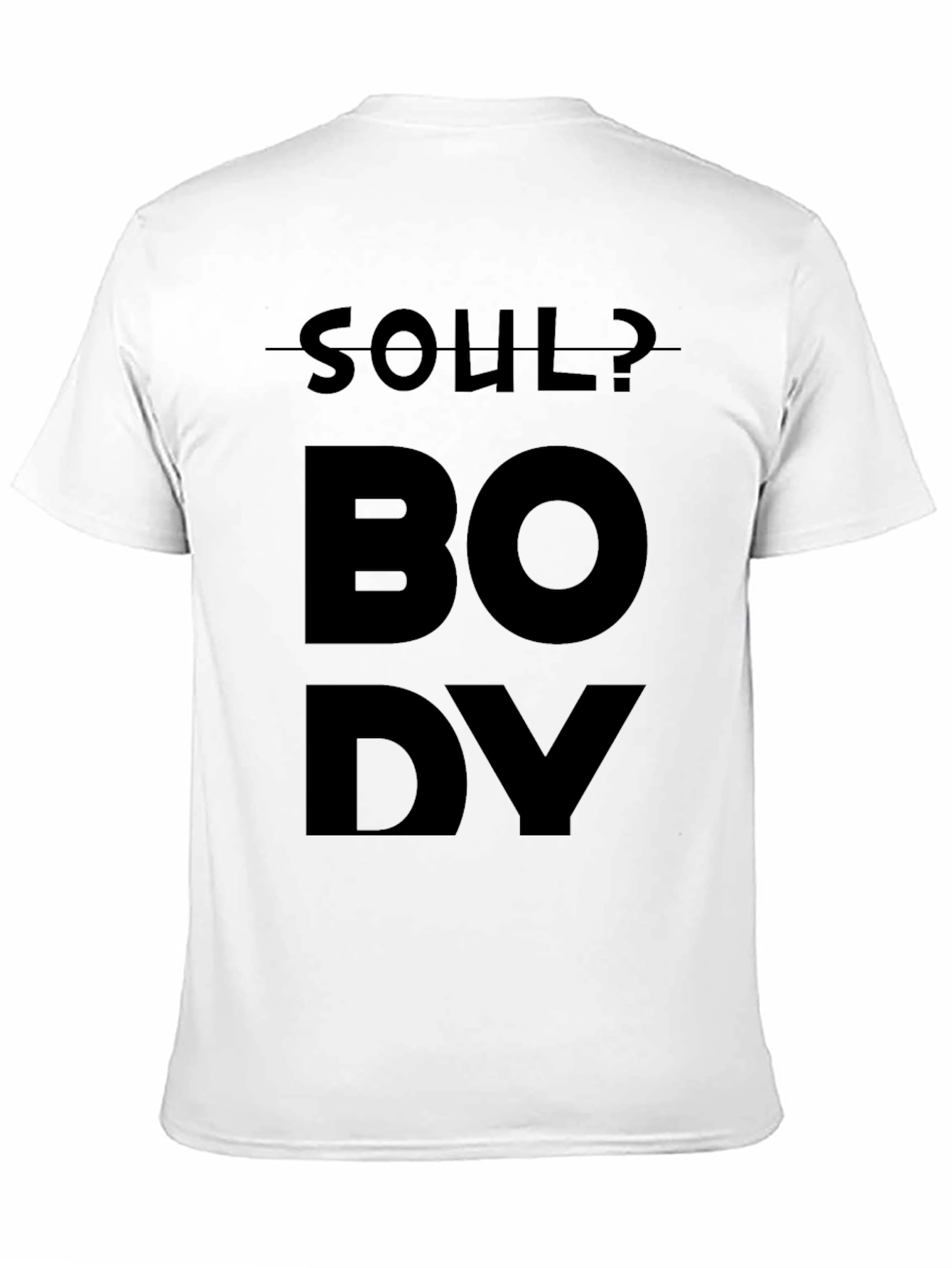Soul or Body Black Graphic Tee