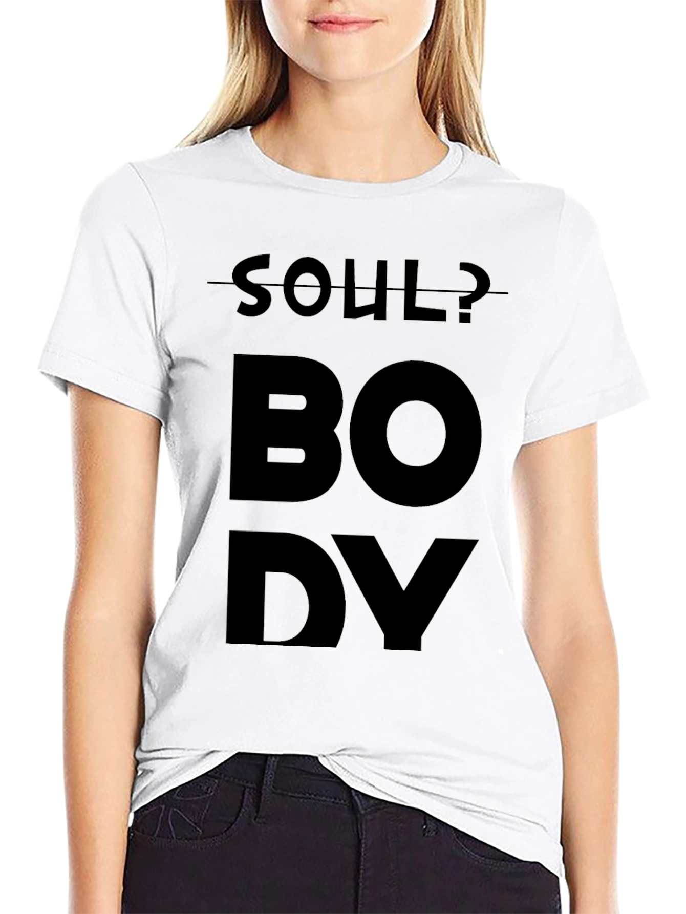 Soul or Body Black Graphic Tee