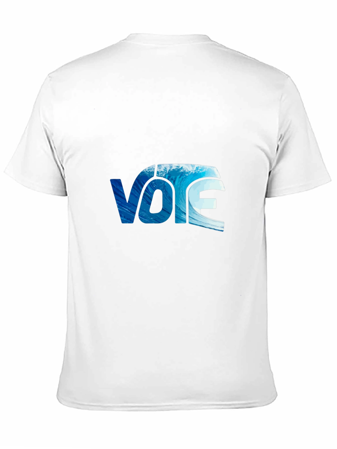 Vote Wave Graphic Black T-Shirt