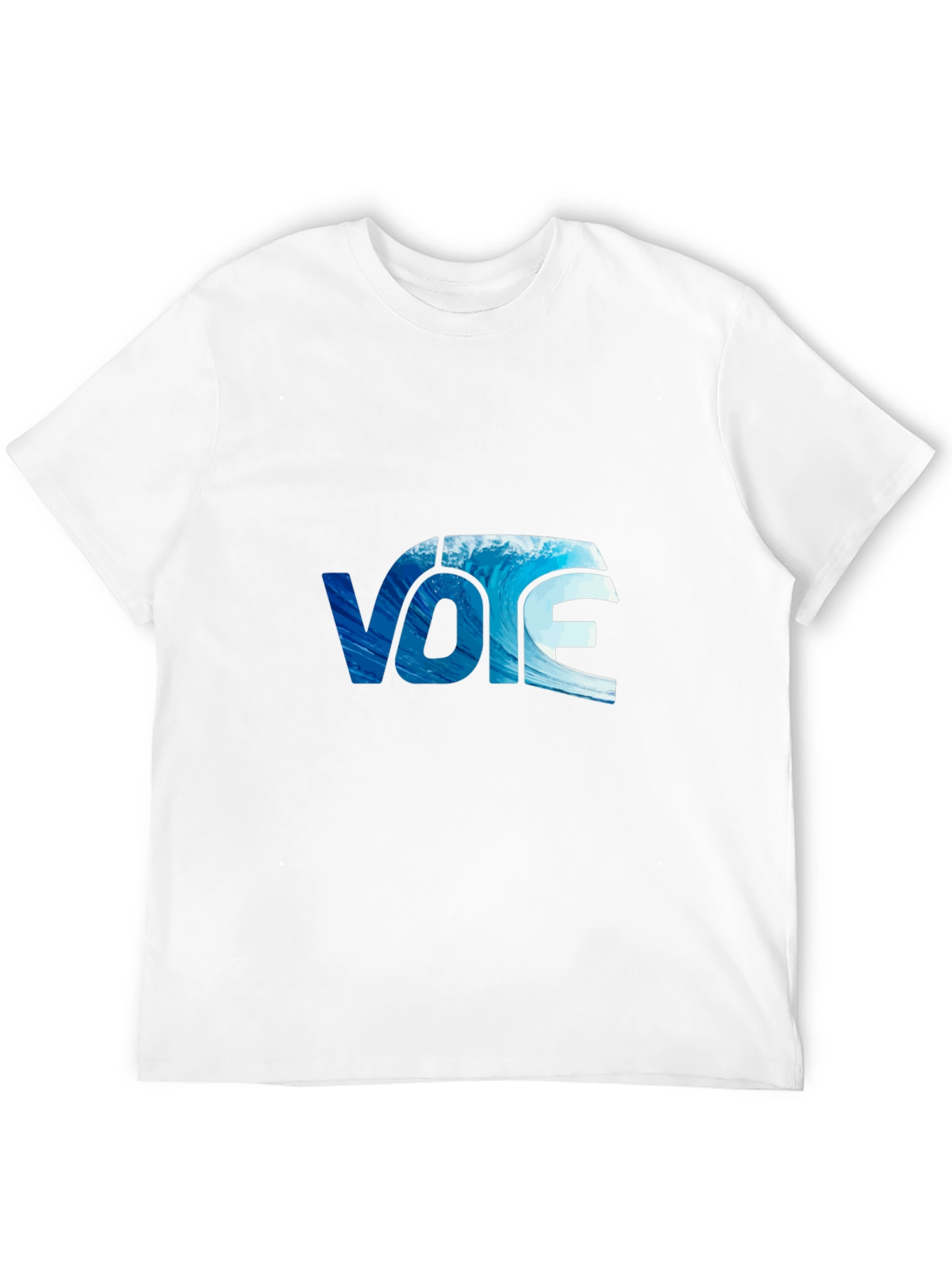 Vote Wave Graphic Black T-Shirt