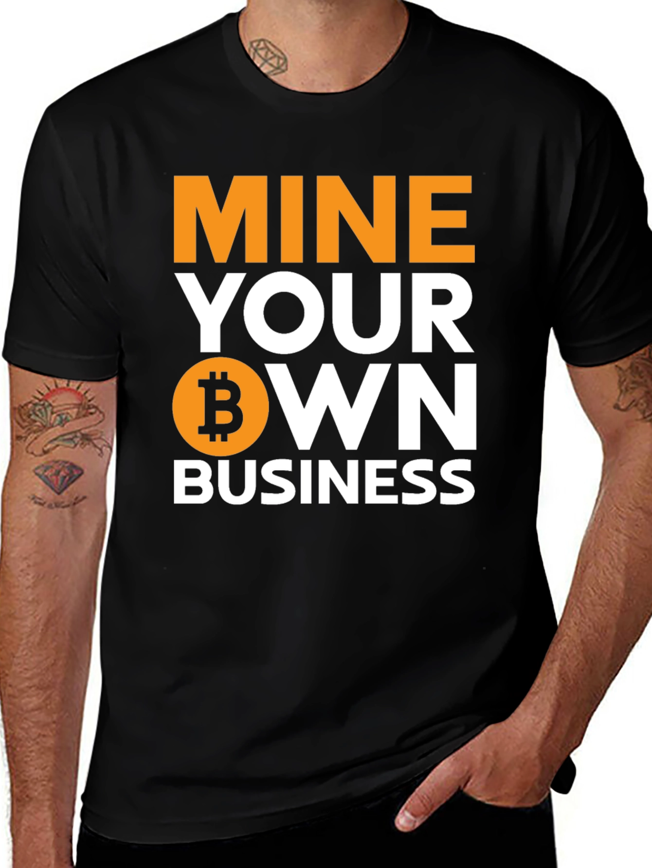 Mine Your Own Business Bitcoin Crypto T-Shirt