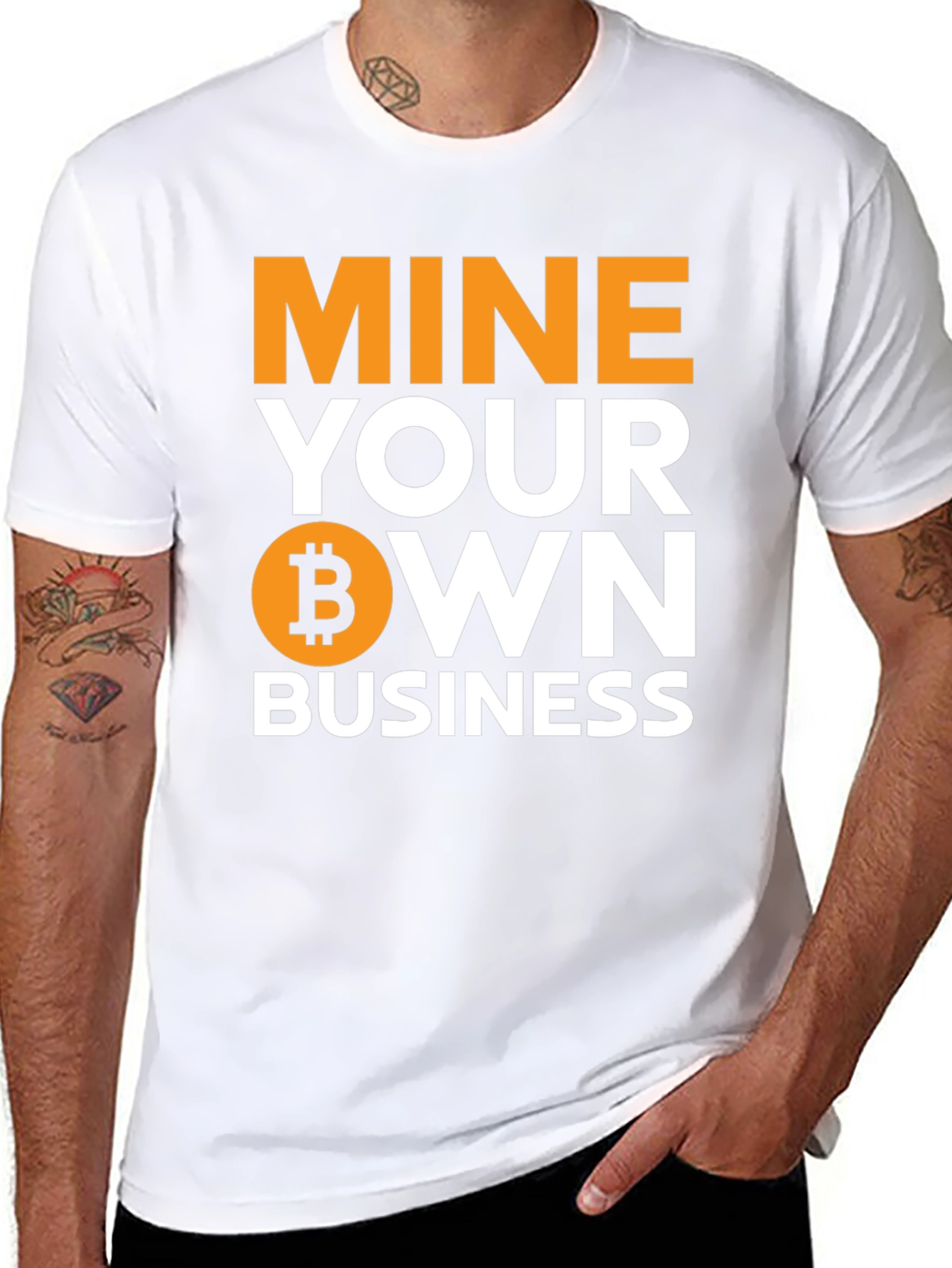 Mine Your Own Business Bitcoin Crypto T-Shirt