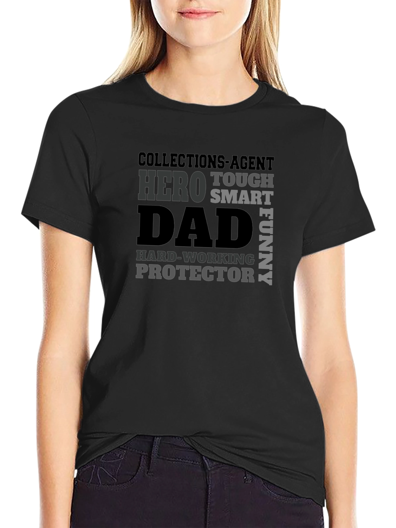 Dad Hero T-Shirt - Collections Agent Fathers Day Gift