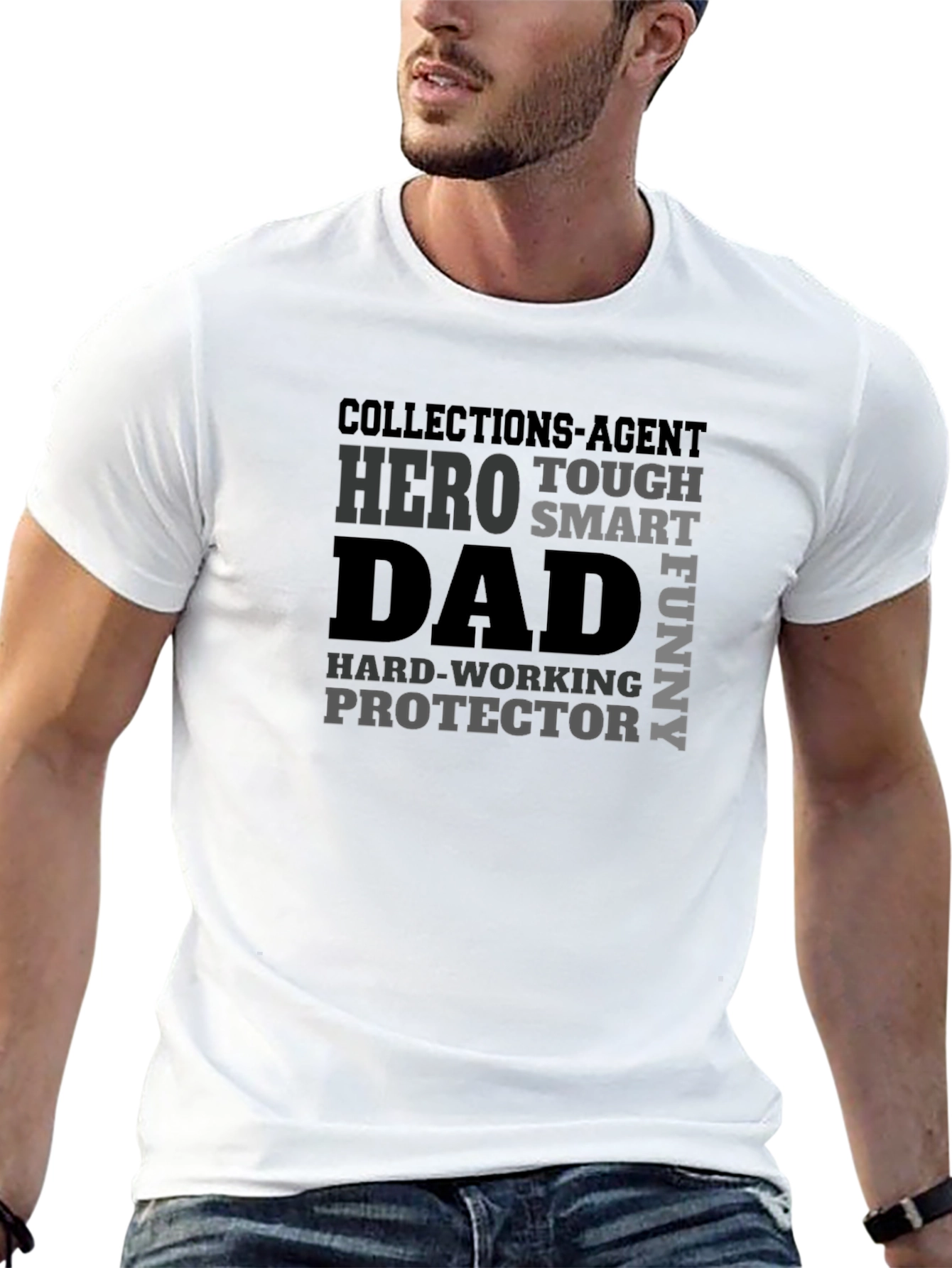 Dad Hero T-Shirt - Collections Agent Fathers Day Gift