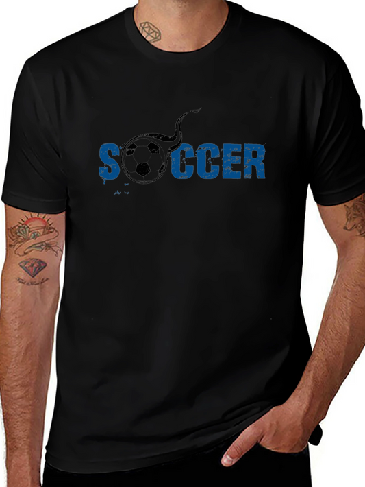 Soccer Graphic Tee - Stylish Sportswear for Men