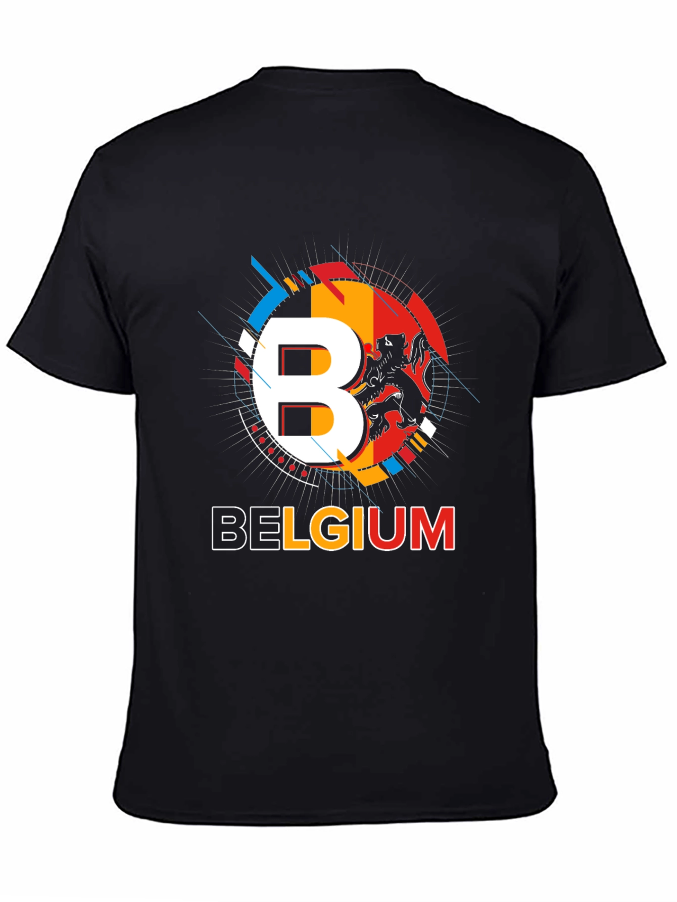 Belgium Pride Graphic Tee - Black