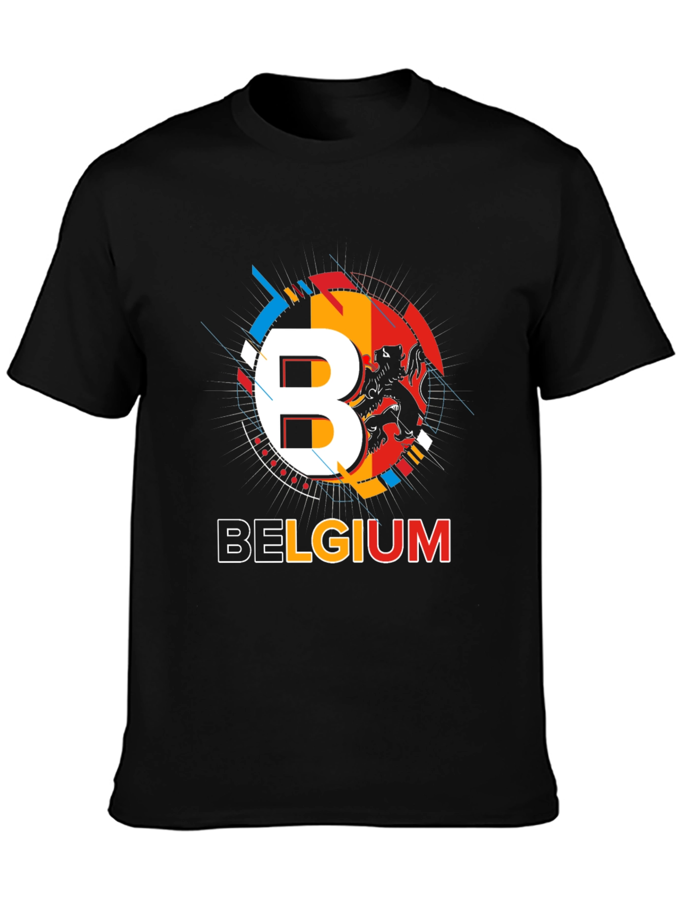 Belgium Pride Graphic Tee - Black