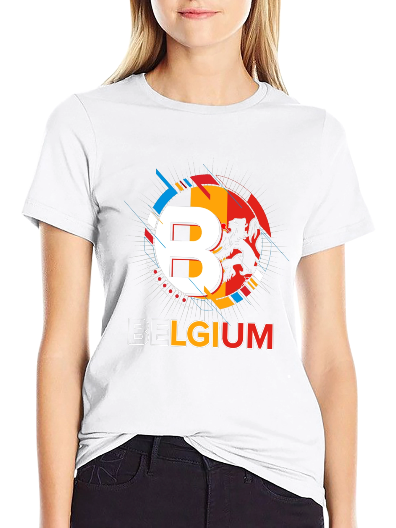 Belgium Pride Graphic Tee - Black
