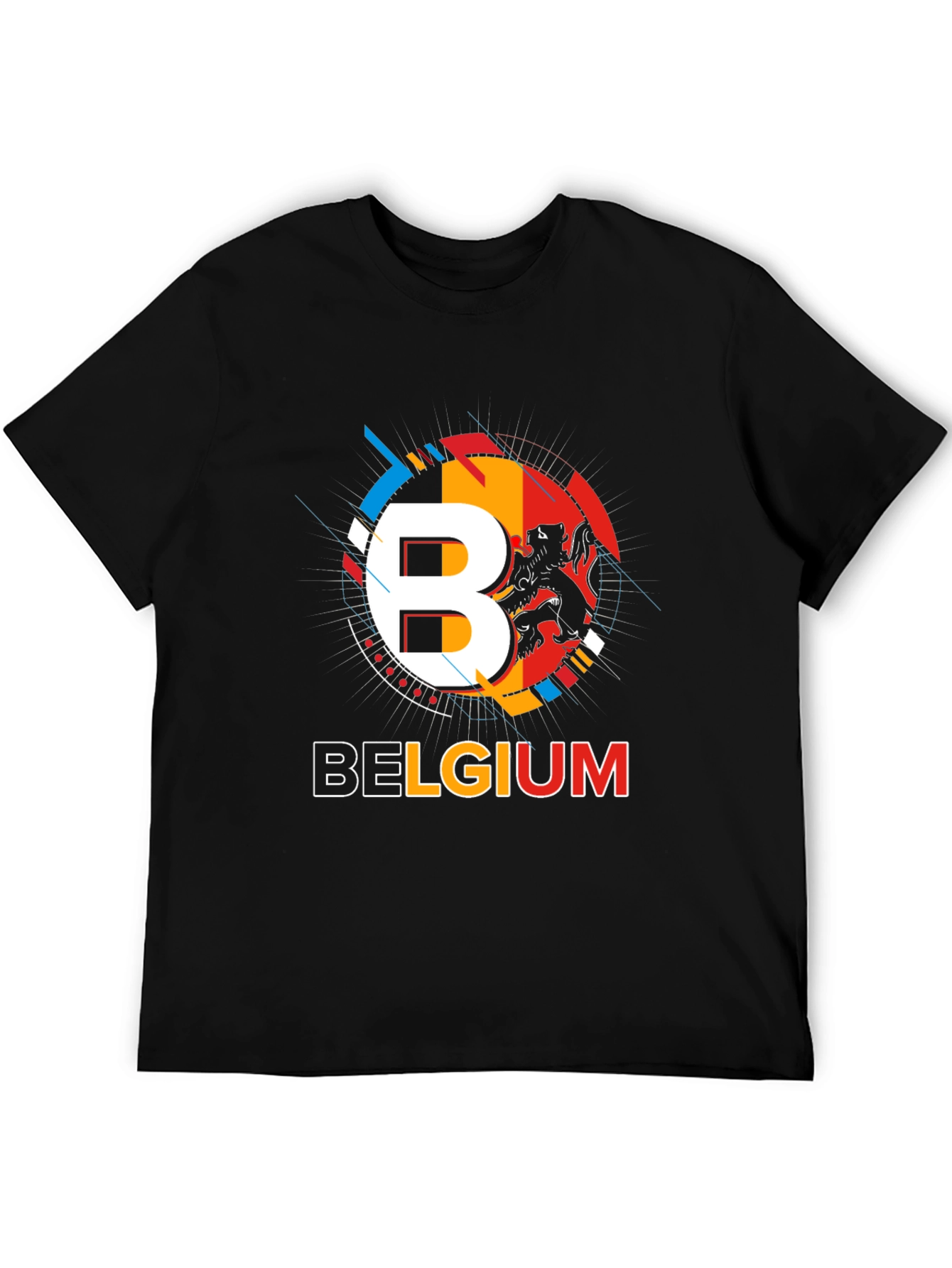 Belgium Pride Graphic Tee - Black