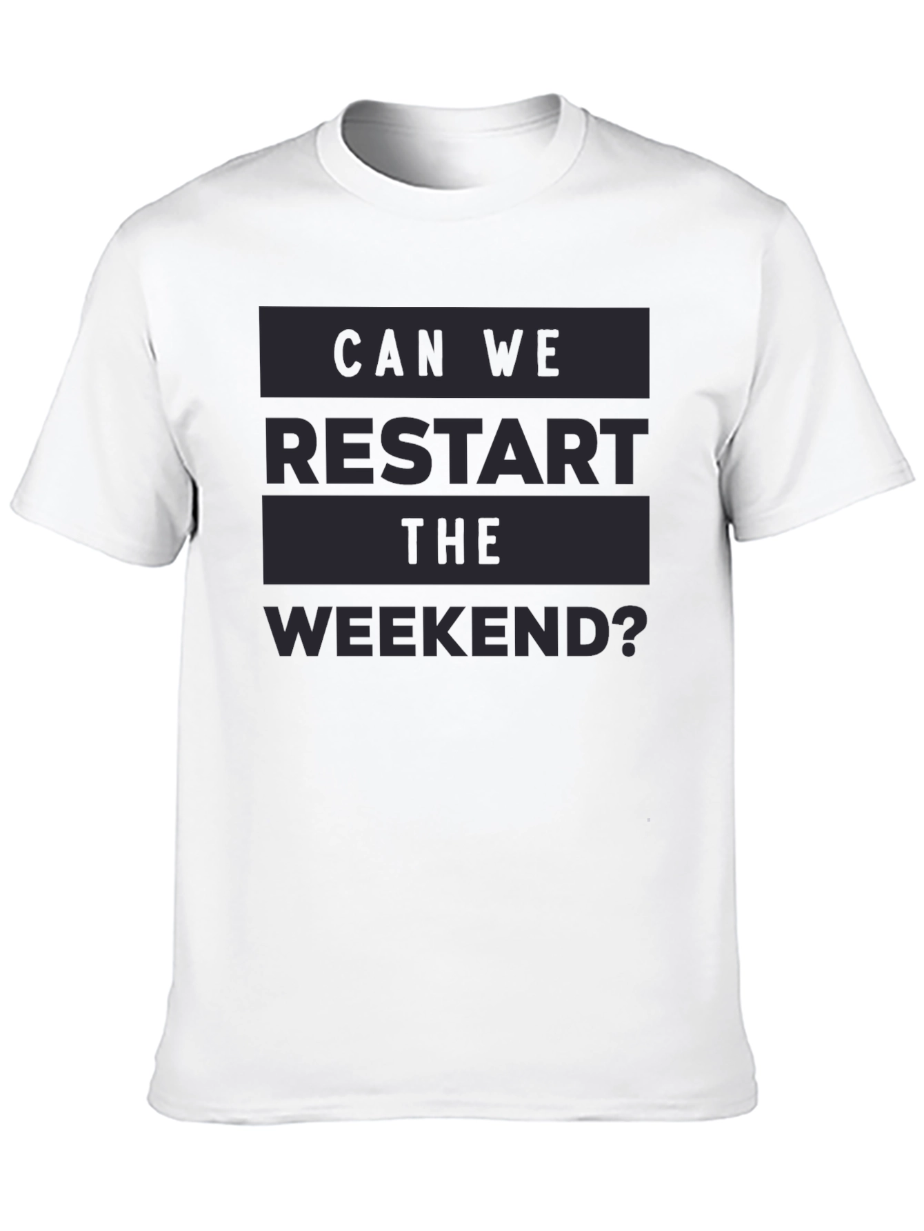 Restart The Weekend Graphic Tee - Relaxed Fit