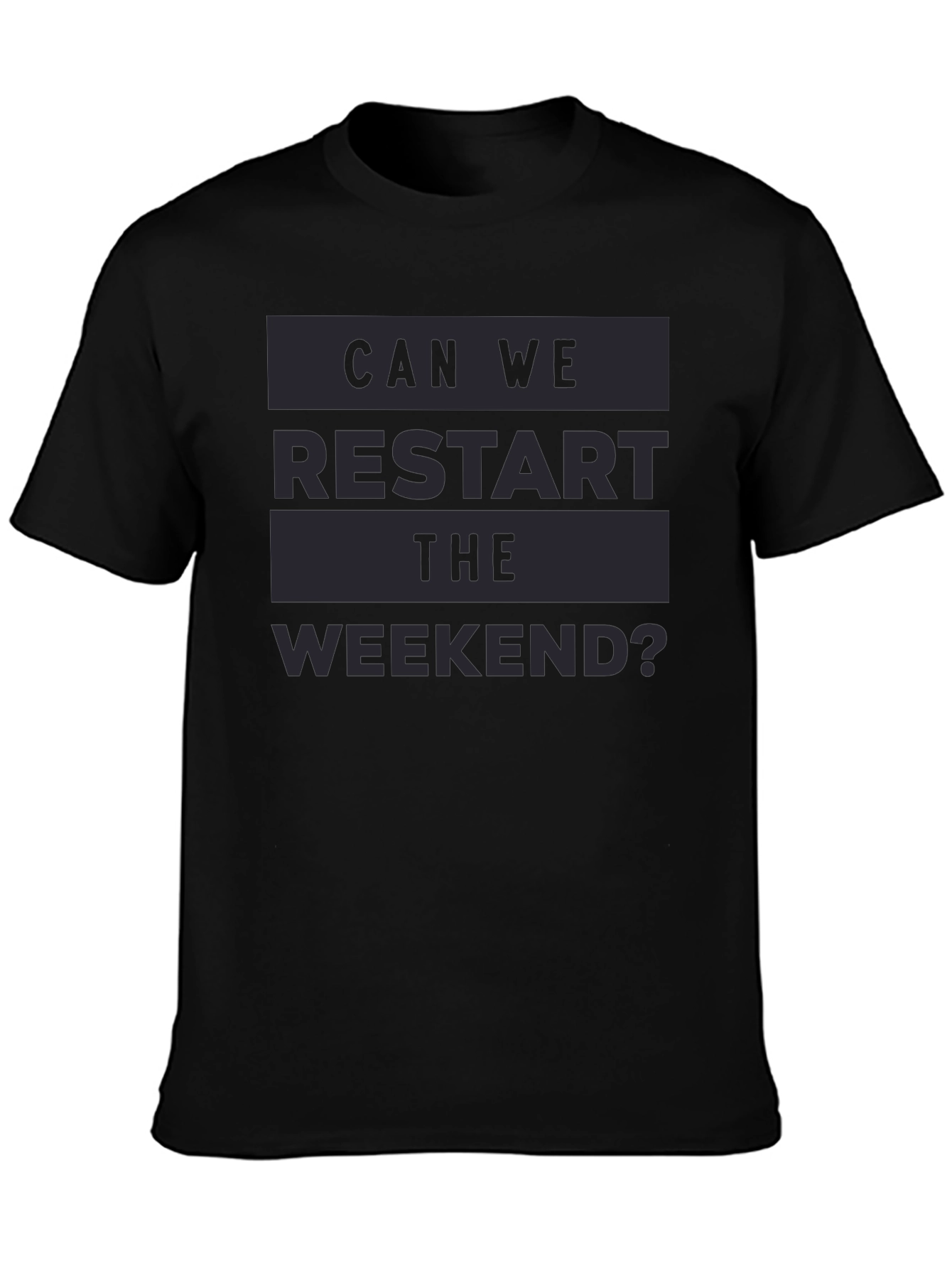 Restart The Weekend Graphic Tee - Relaxed Fit