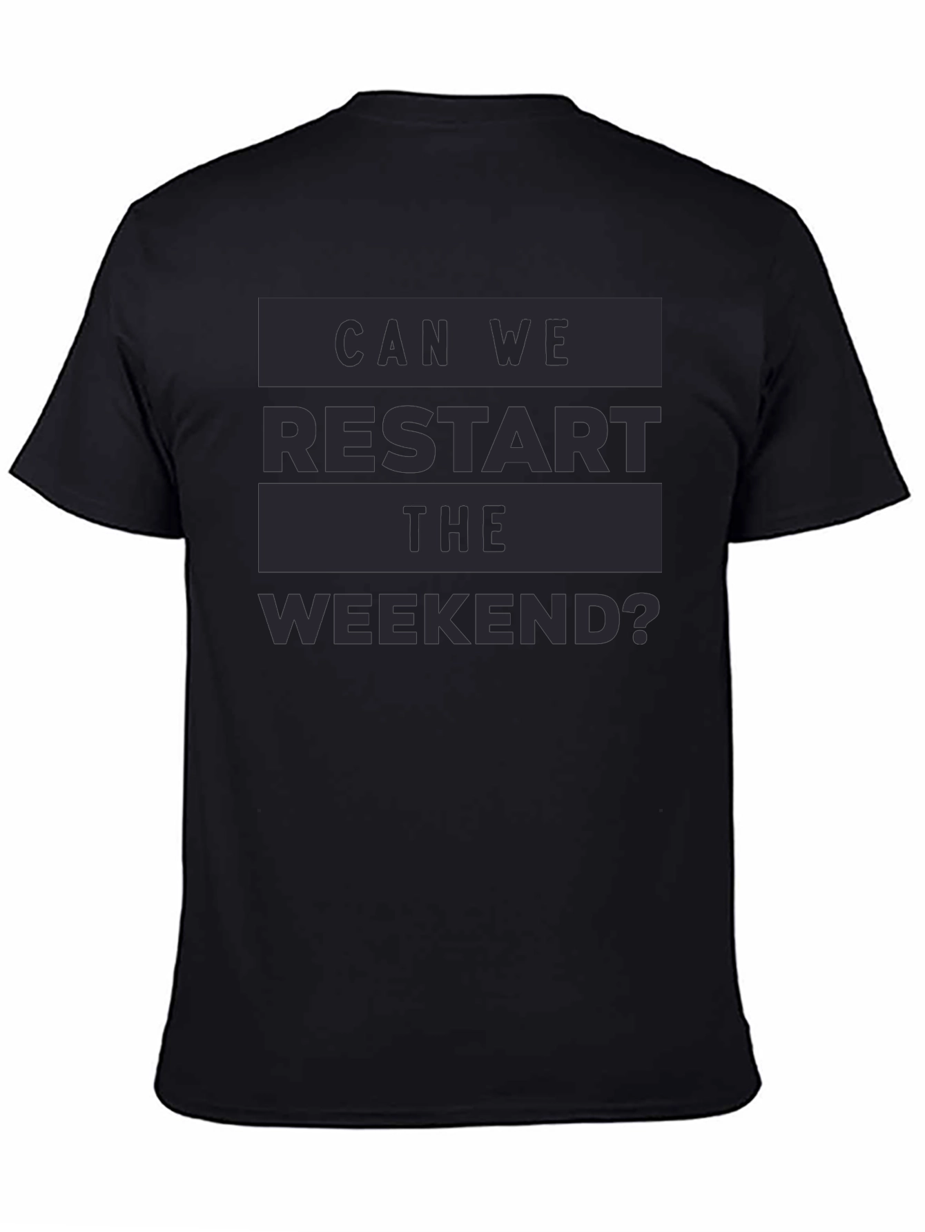 Restart The Weekend Graphic Tee - Relaxed Fit
