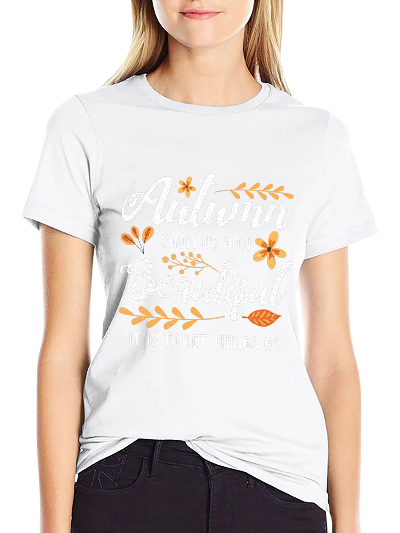 Autumn Themed Graphic T-Shirt