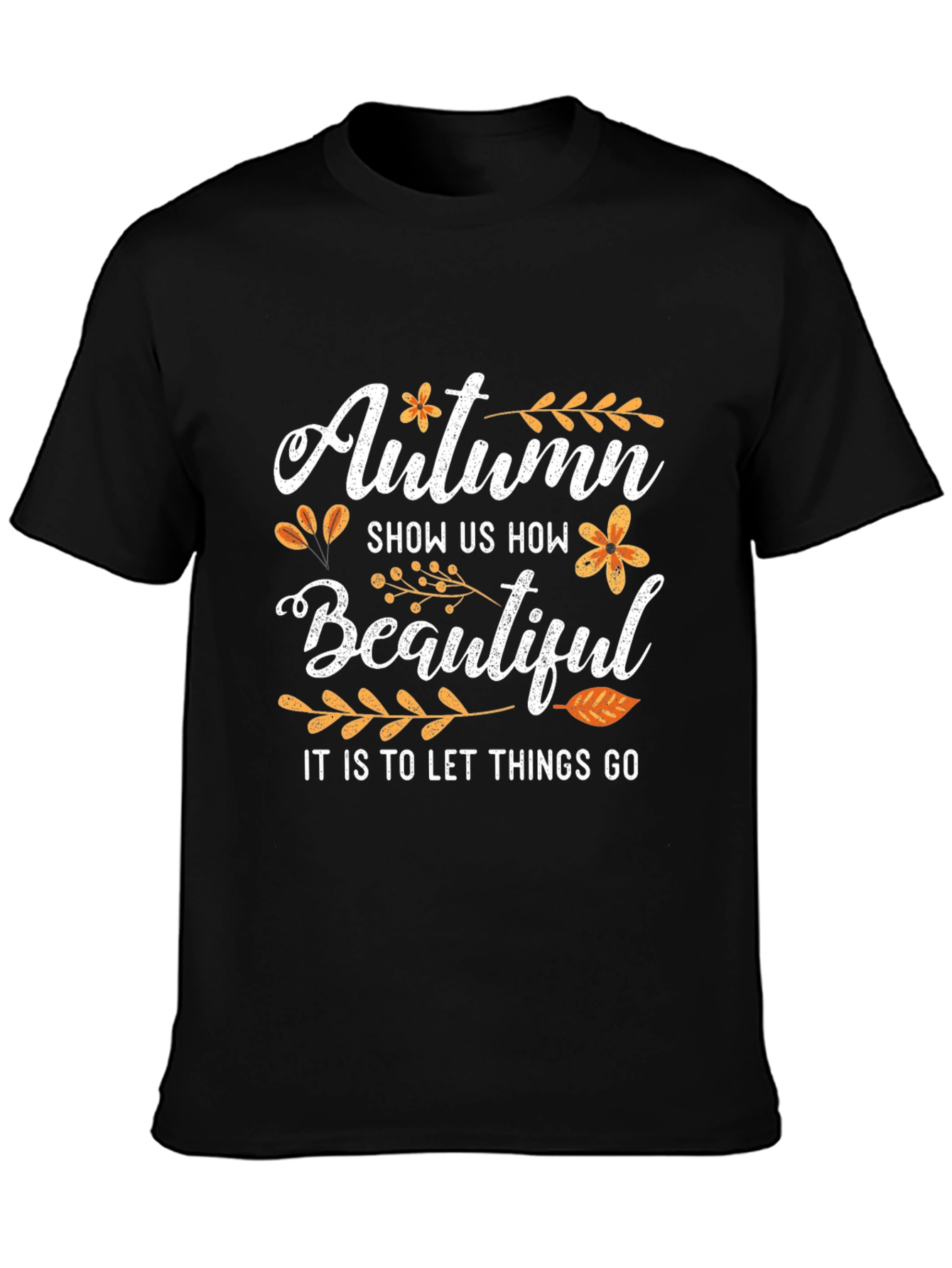 Autumn Themed Graphic T-Shirt