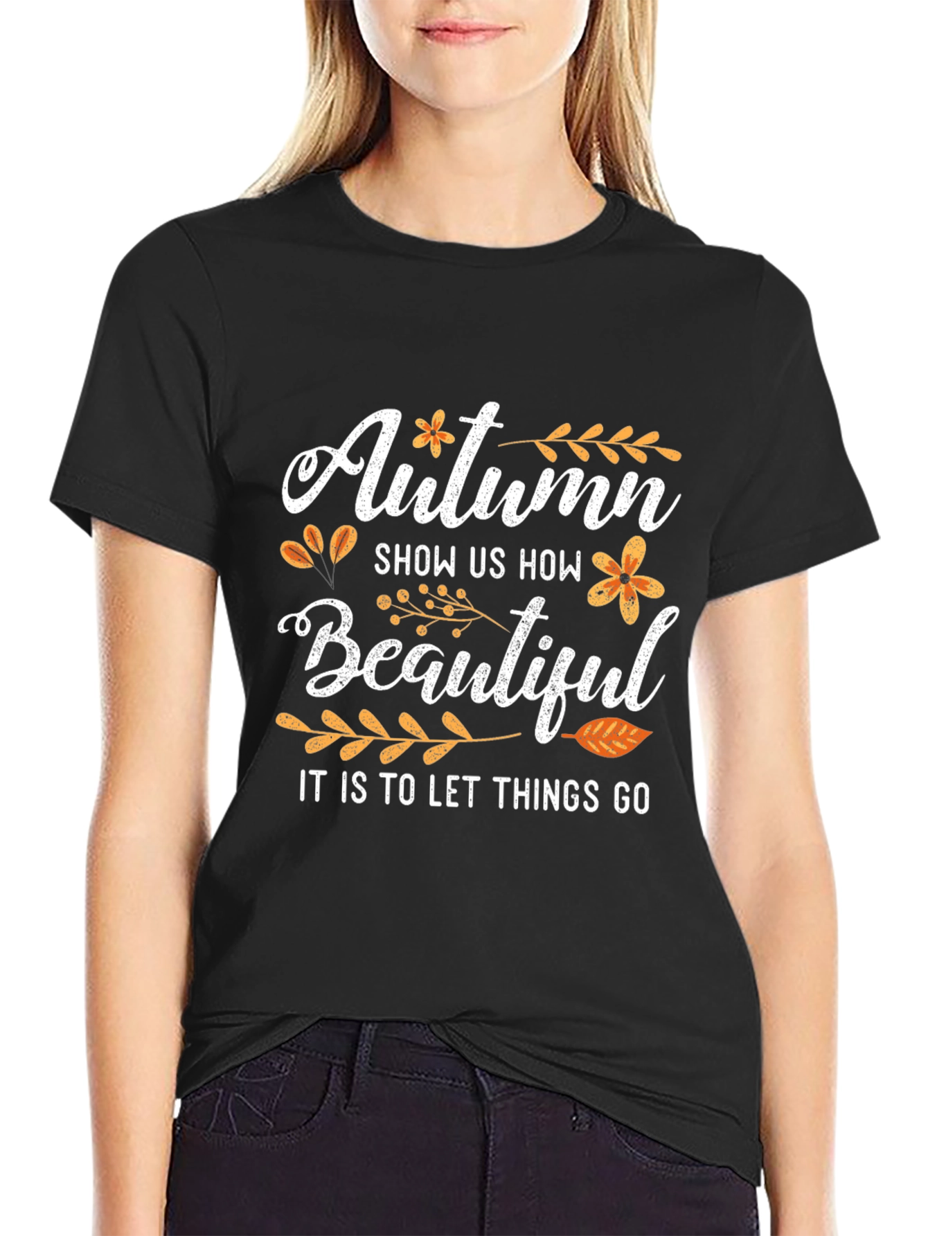 Autumn Themed Graphic T-Shirt
